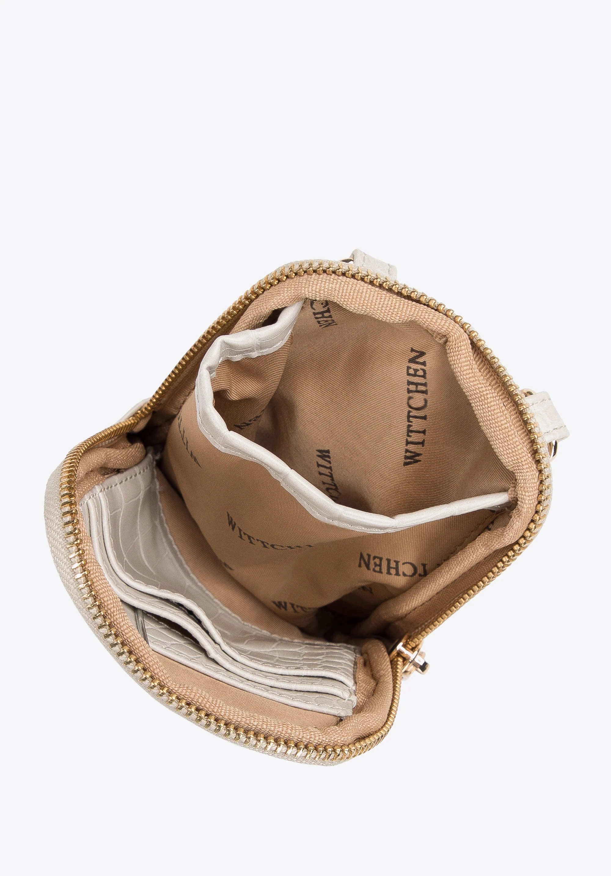 Minitorebka z ekoskóry na łańcuszku