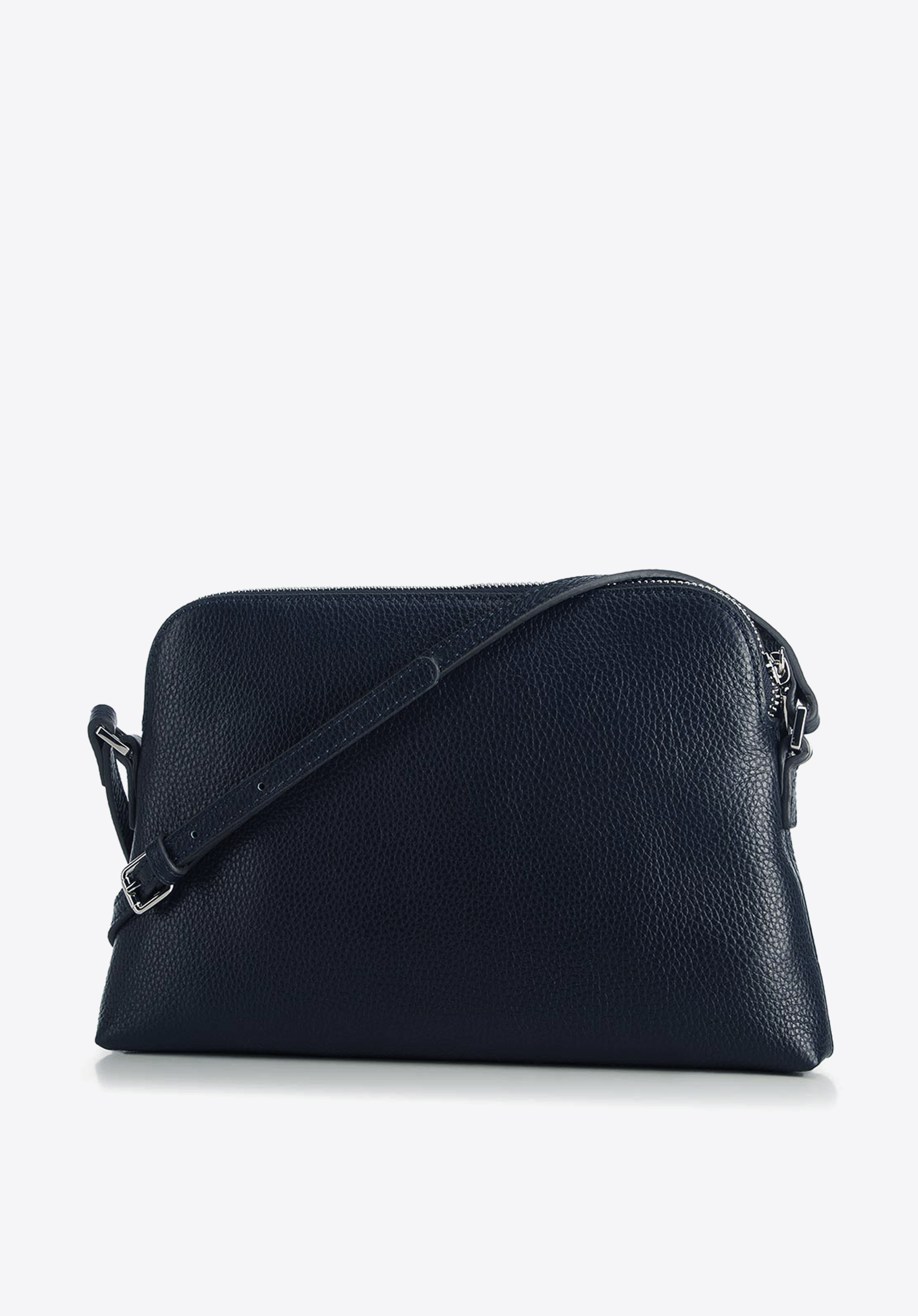 Damska listonoszka skórzana trapezowa