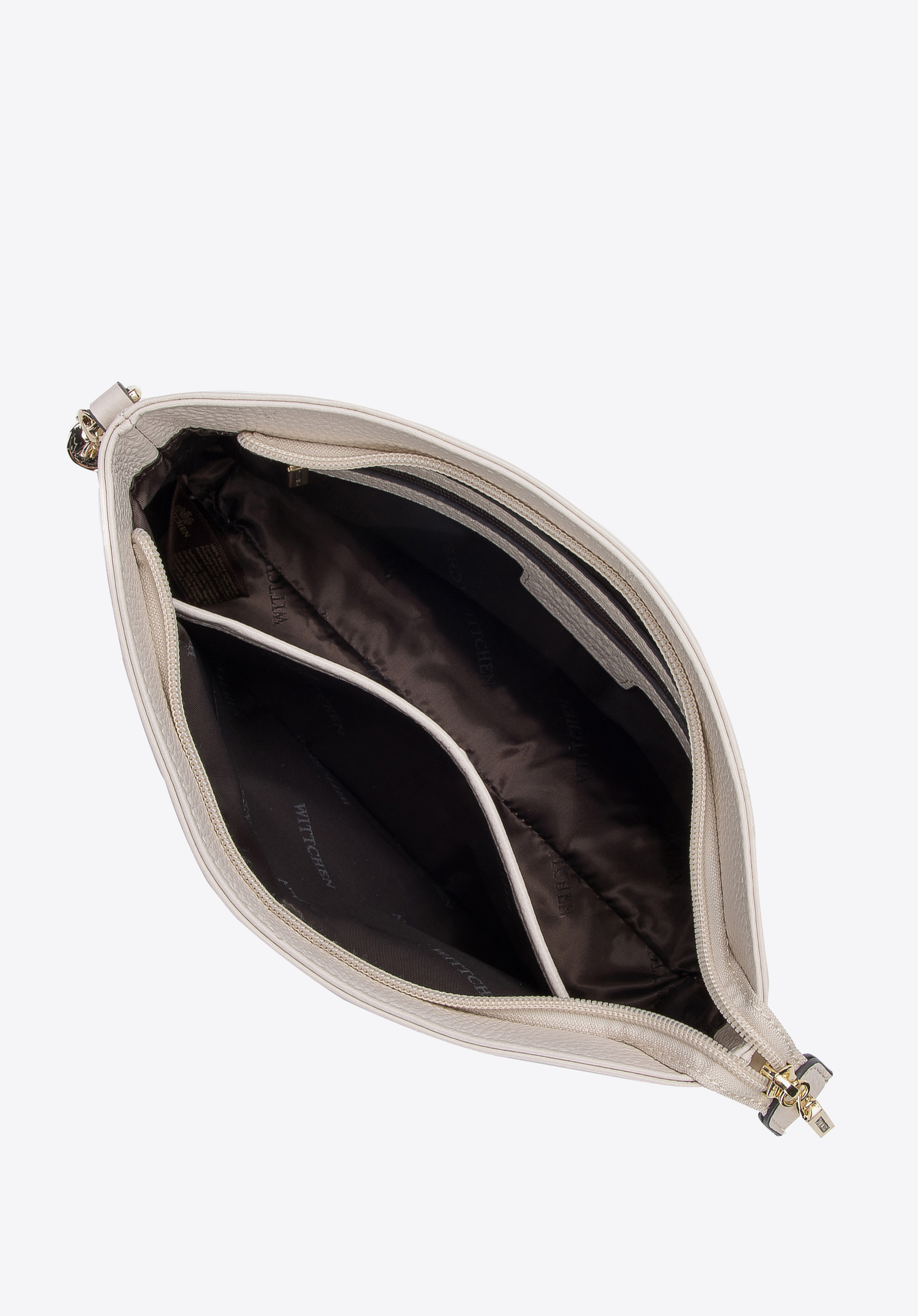 Damska listonoszka skórzana podłużna z chwostem