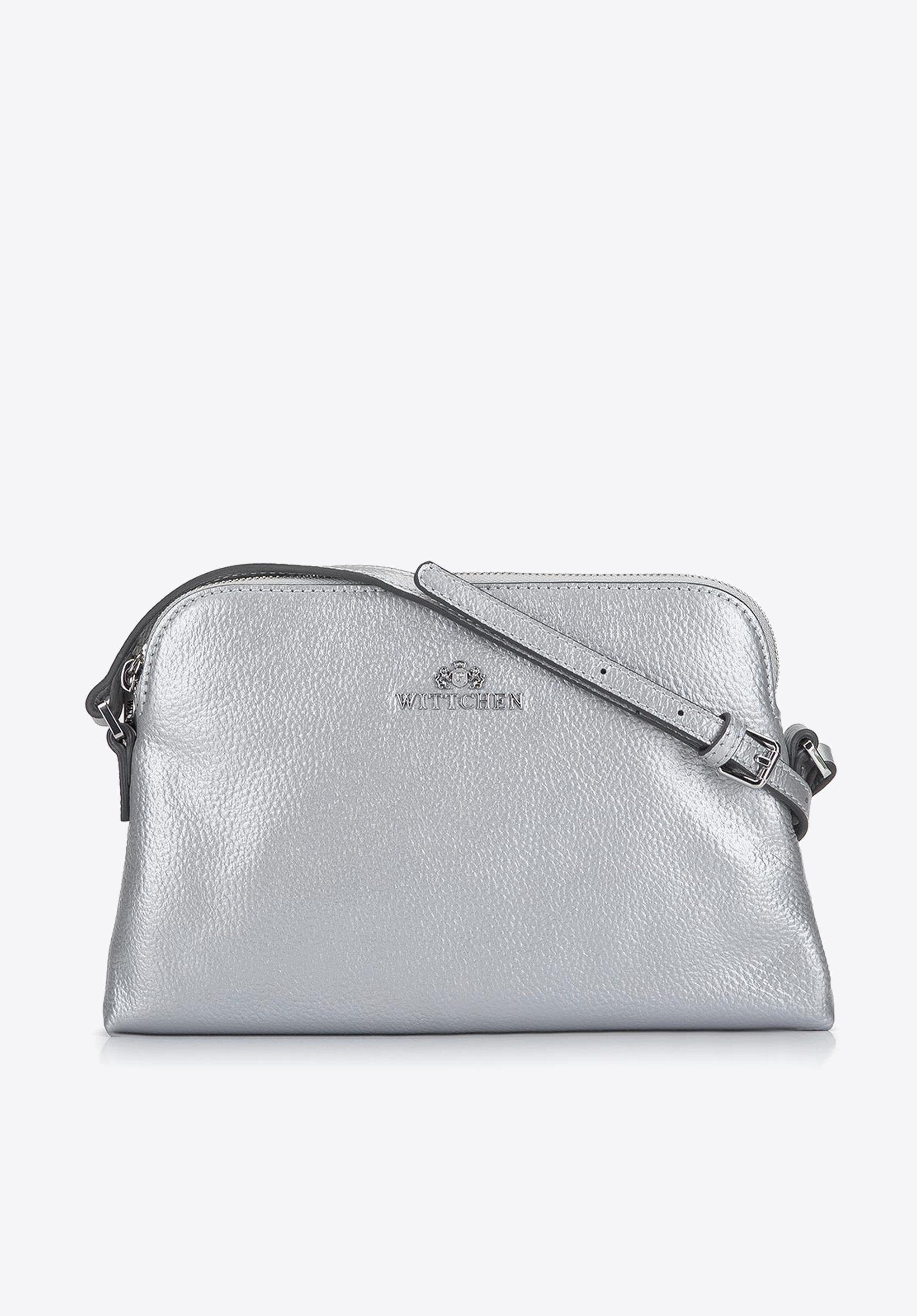 Damska listonoszka skórzana trapezowa