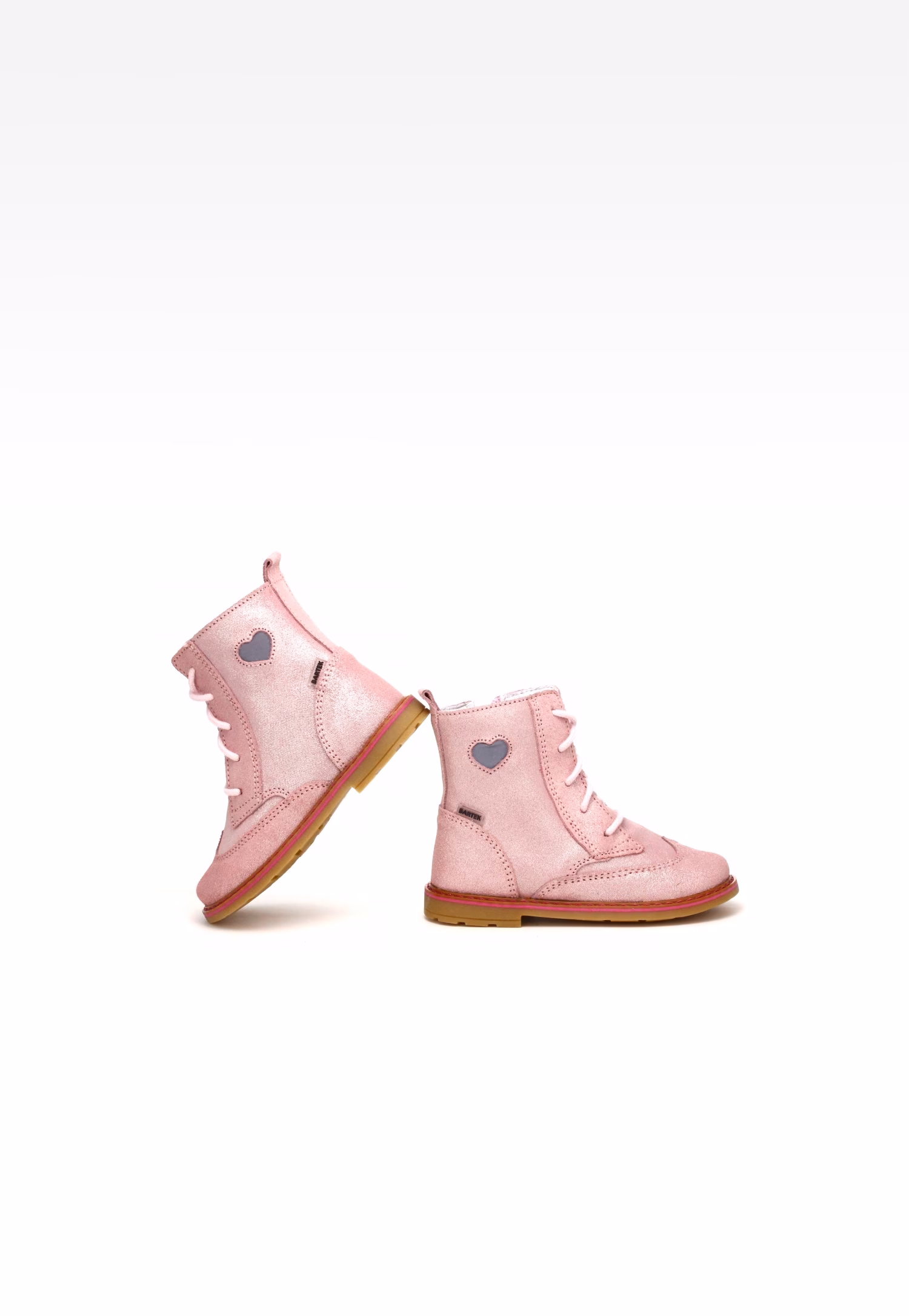 Trzewiki BARTEK 1087-MA4S, dla dziewcząt,  jasno różowy