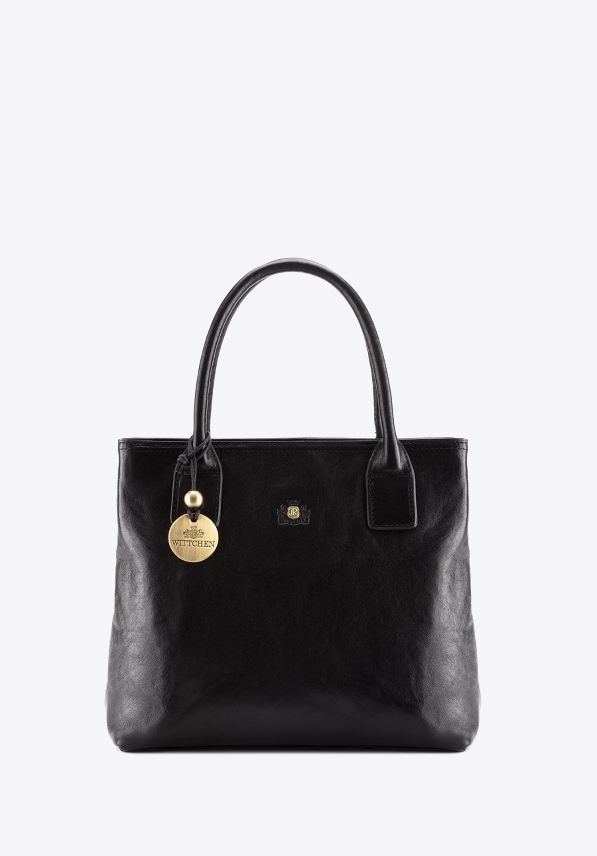 Kuferek skórzany vintage z doczepianym paskiem