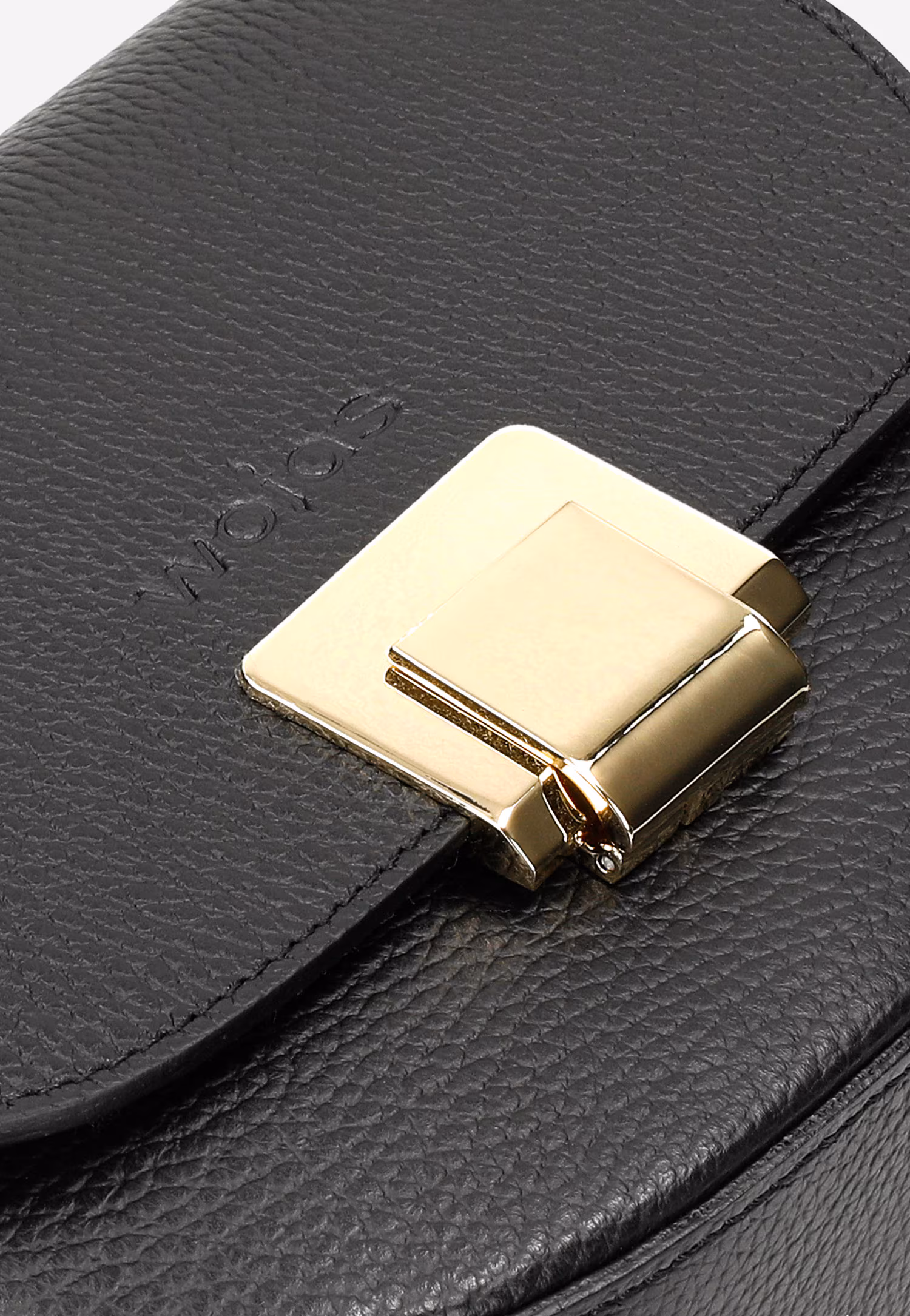 Beżowa półokrągła torebka damska