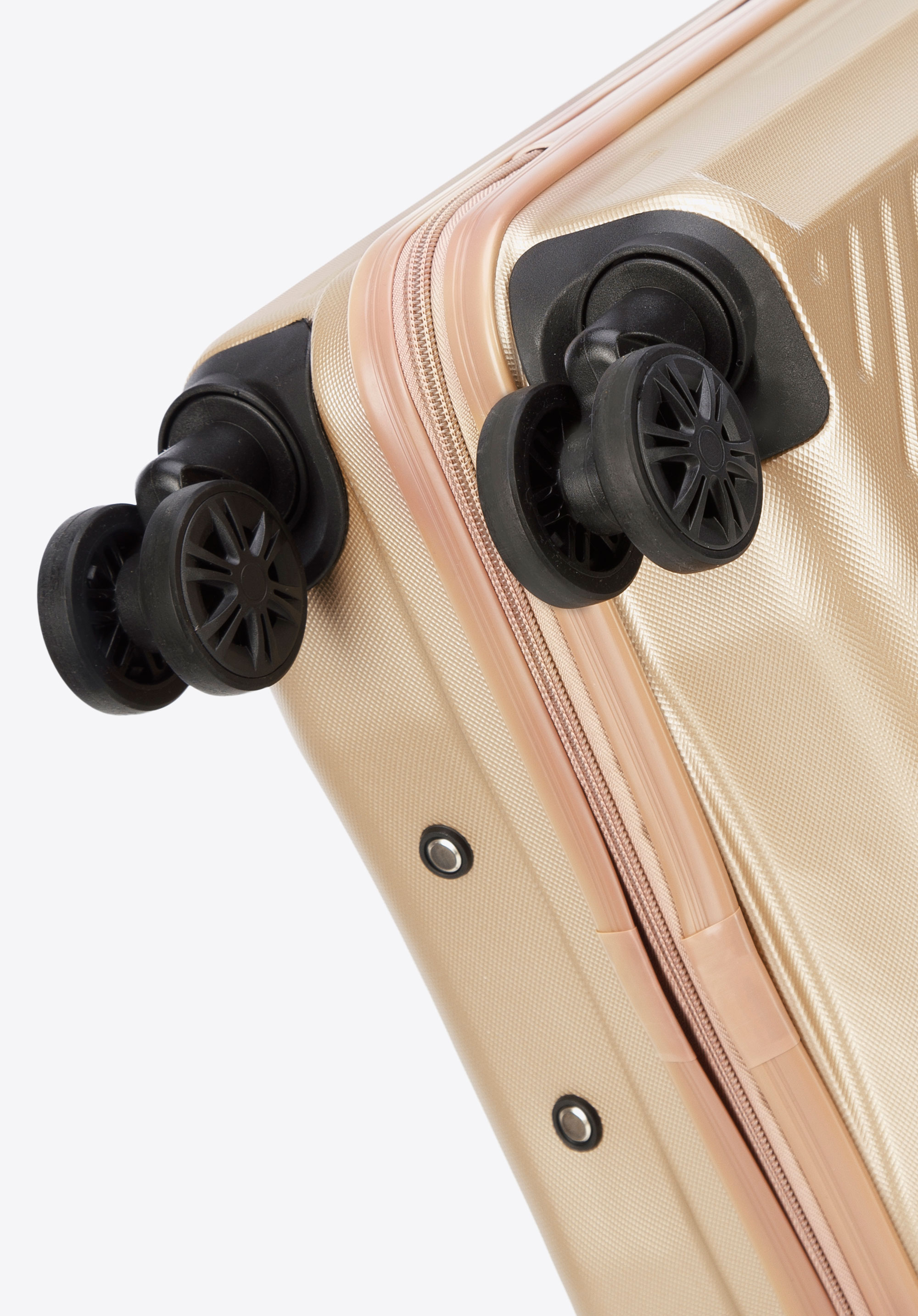 Walizka kabinowa z ABS-u w ukośne paski