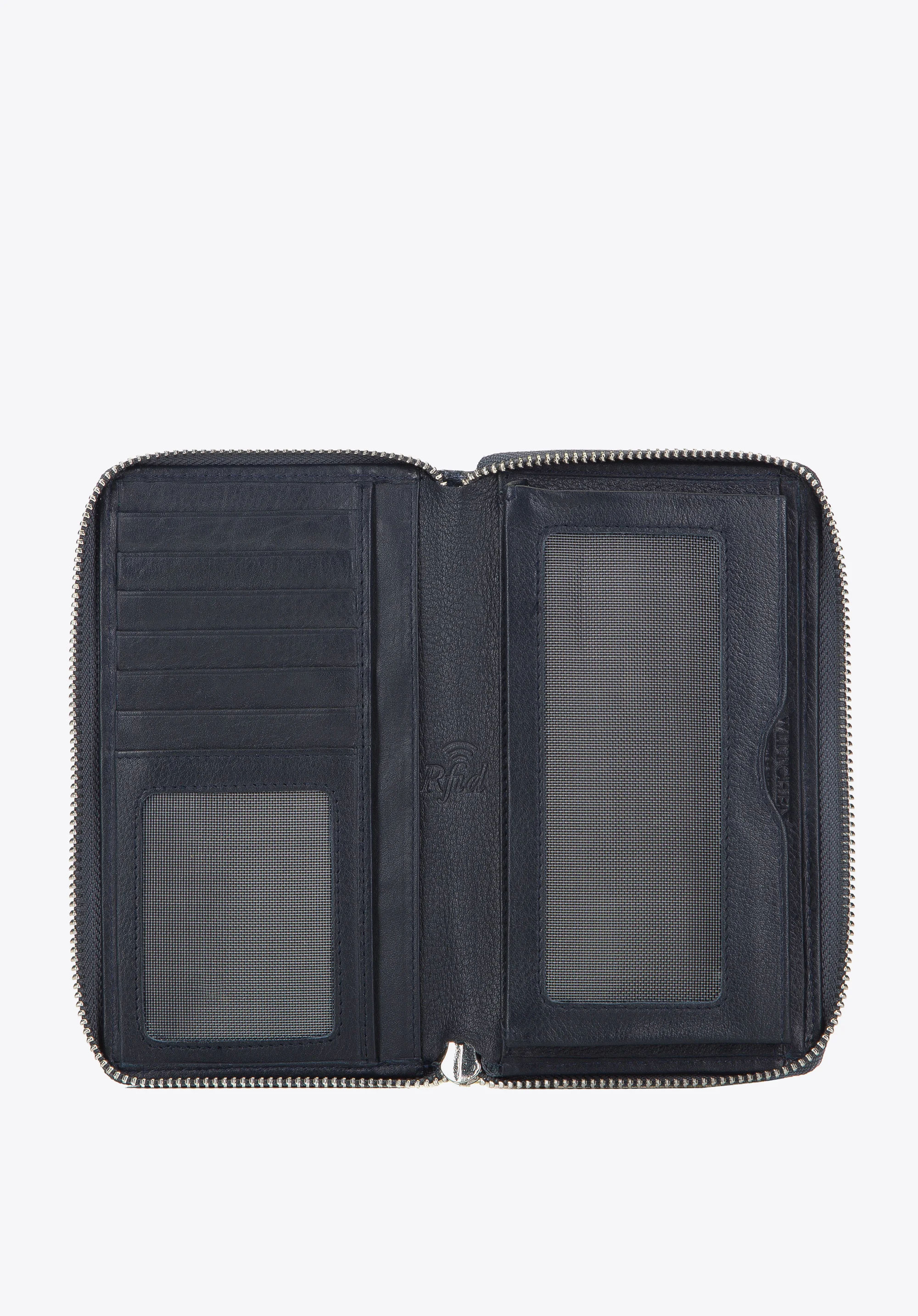 Damski portfel ze skóry lizard duży