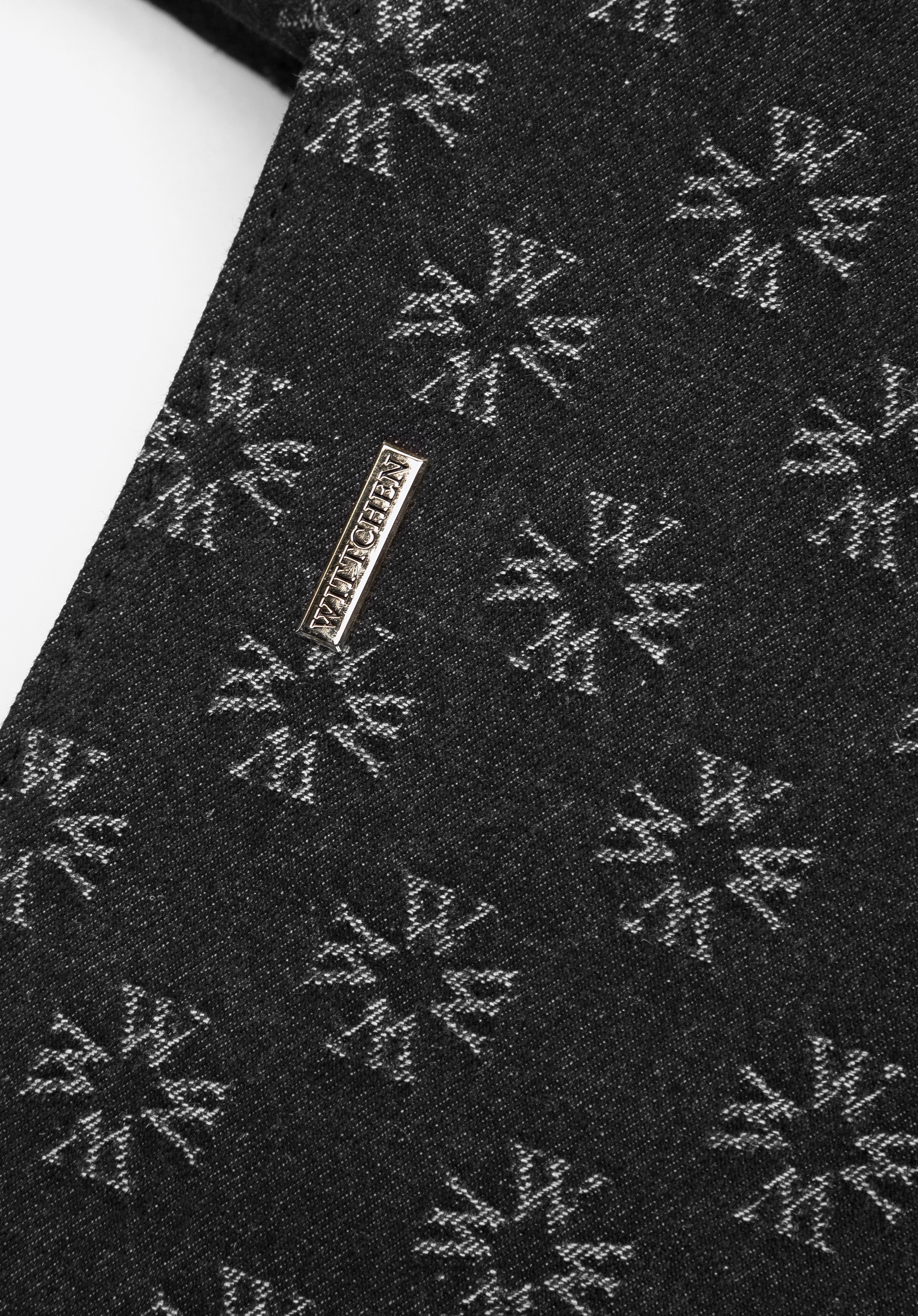 Torebka kuferek dżinsowa w monogram