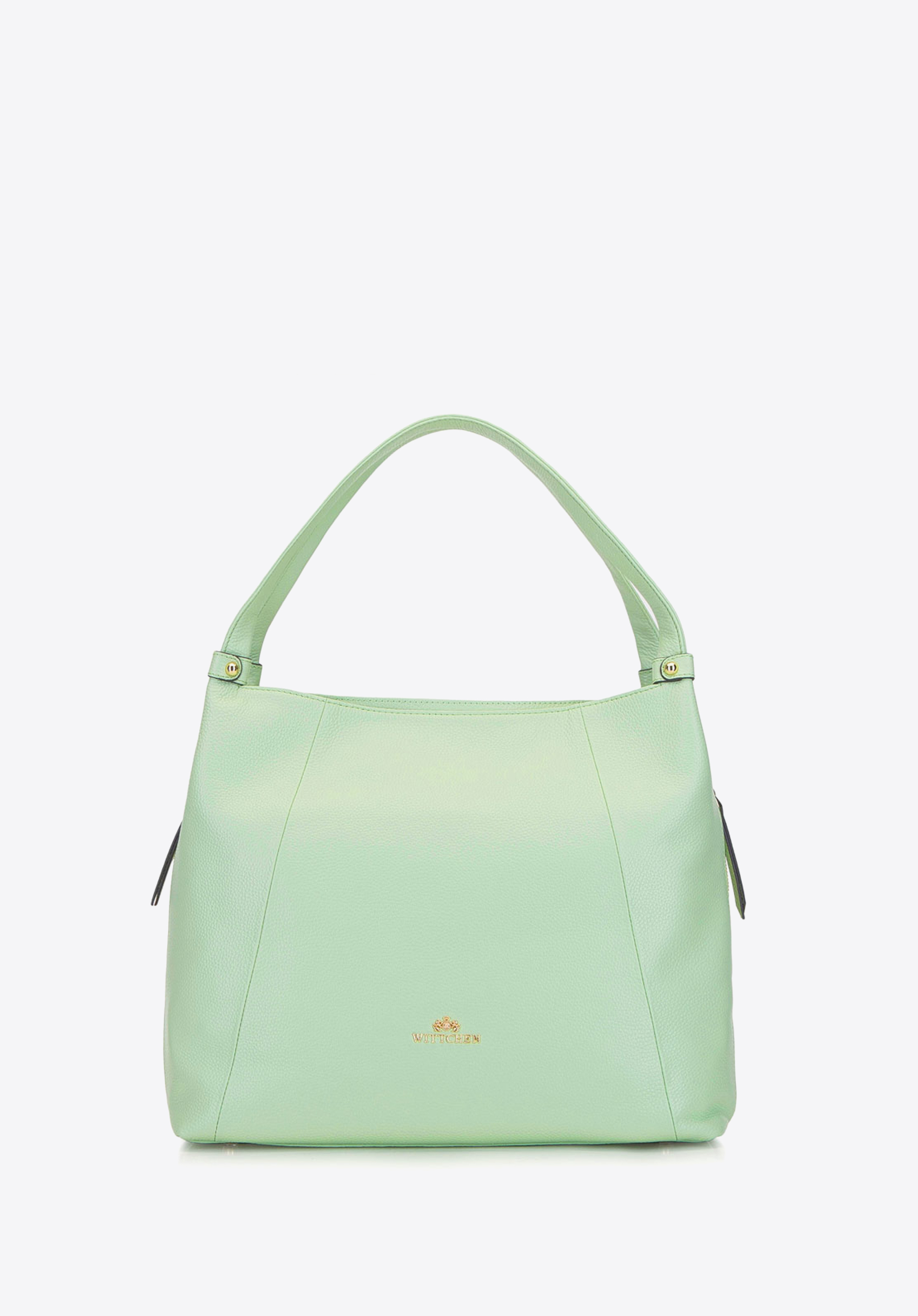 Torebka worek z miękkiej skóry