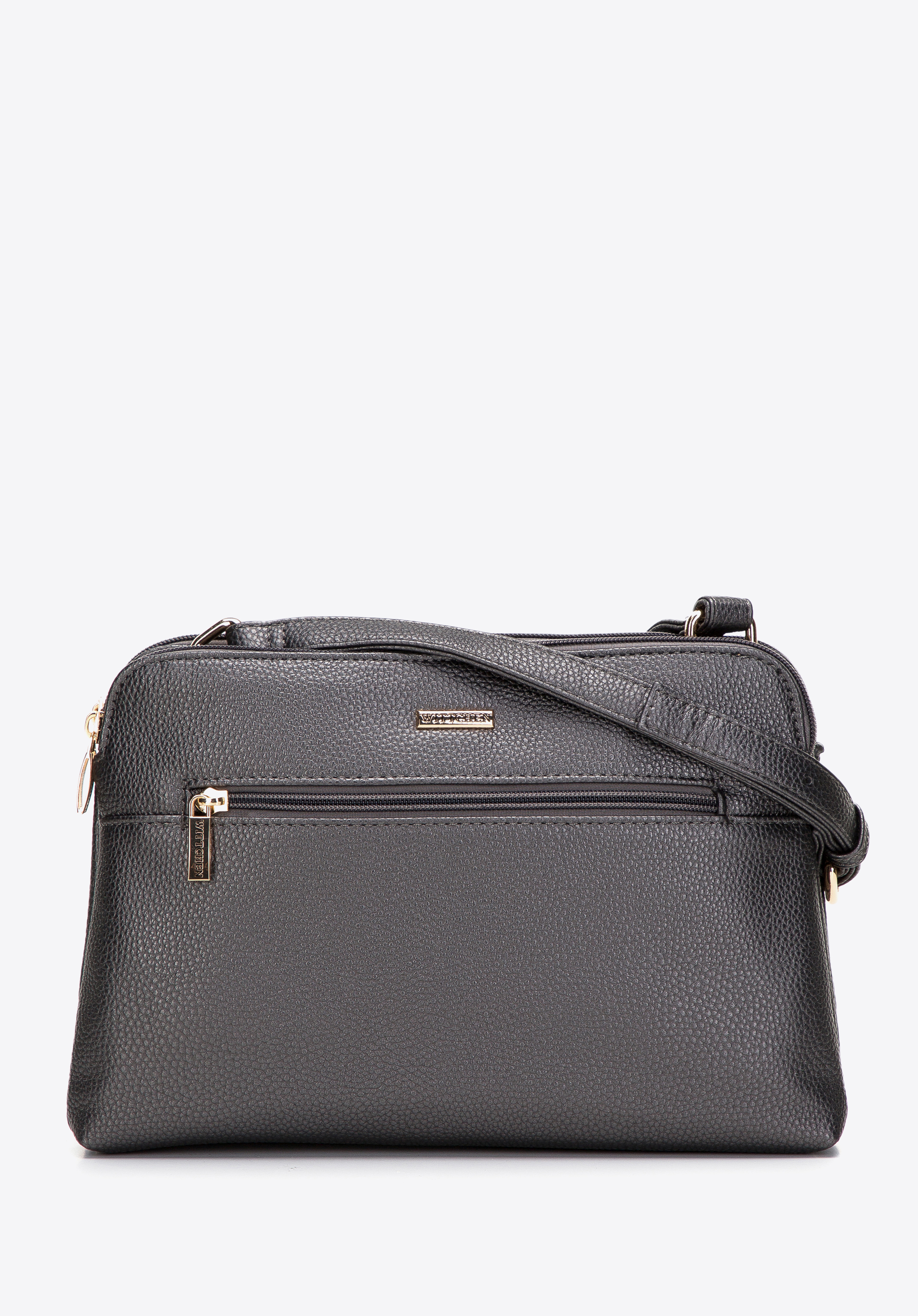 Damska listonoszka z ekoskóry dwukomorowa