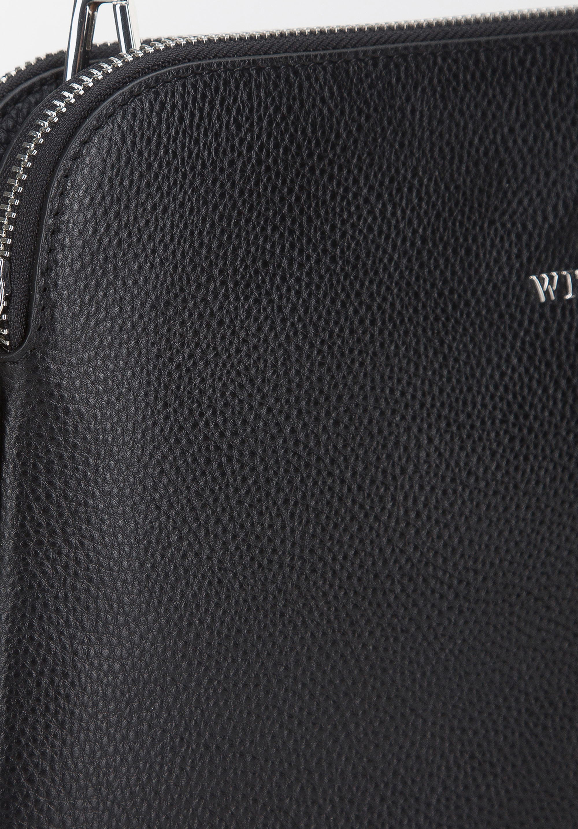 Damska listonoszka skórzana z dwiema komorami