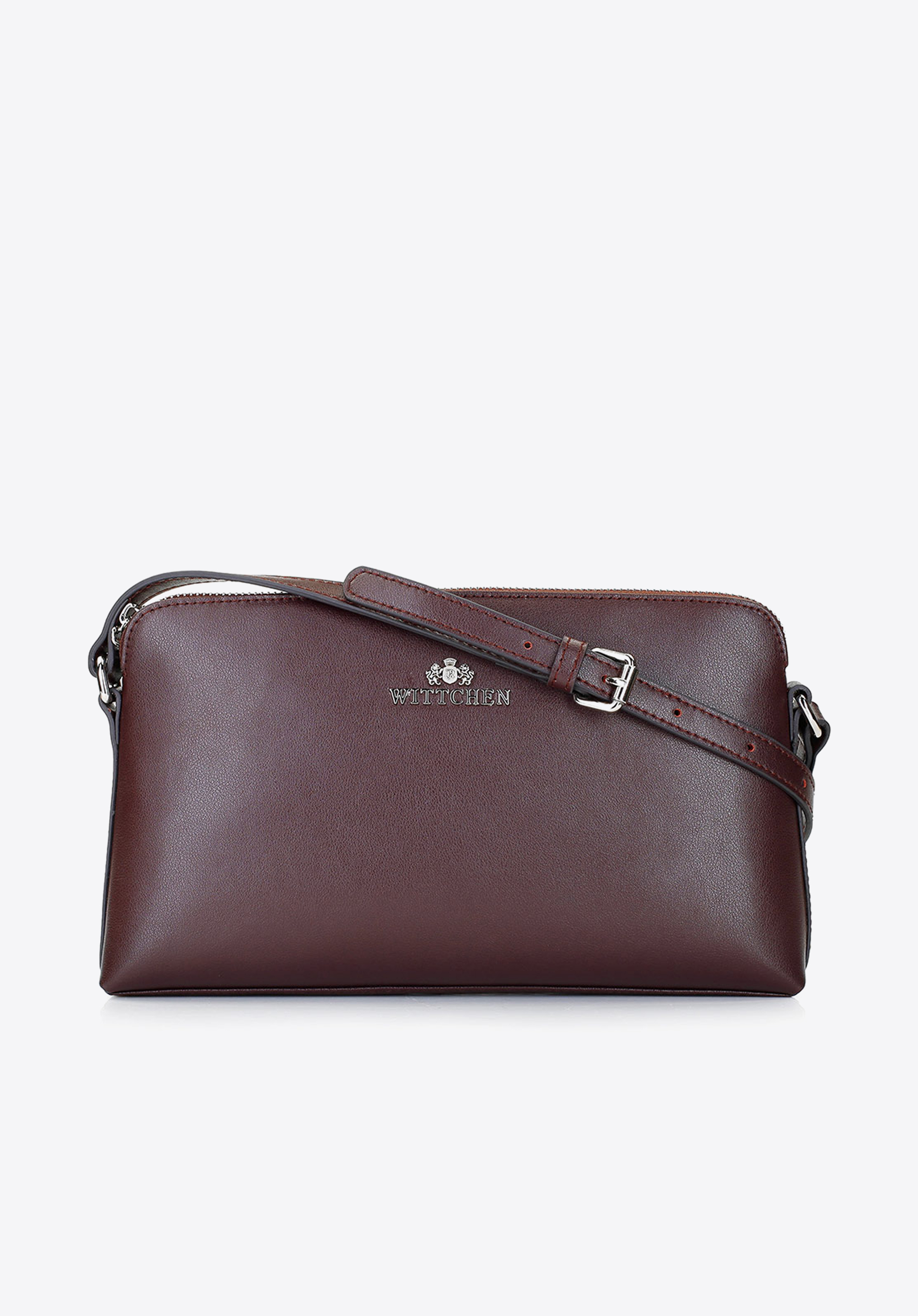 Damska listonoszka ze skóry metaliczna