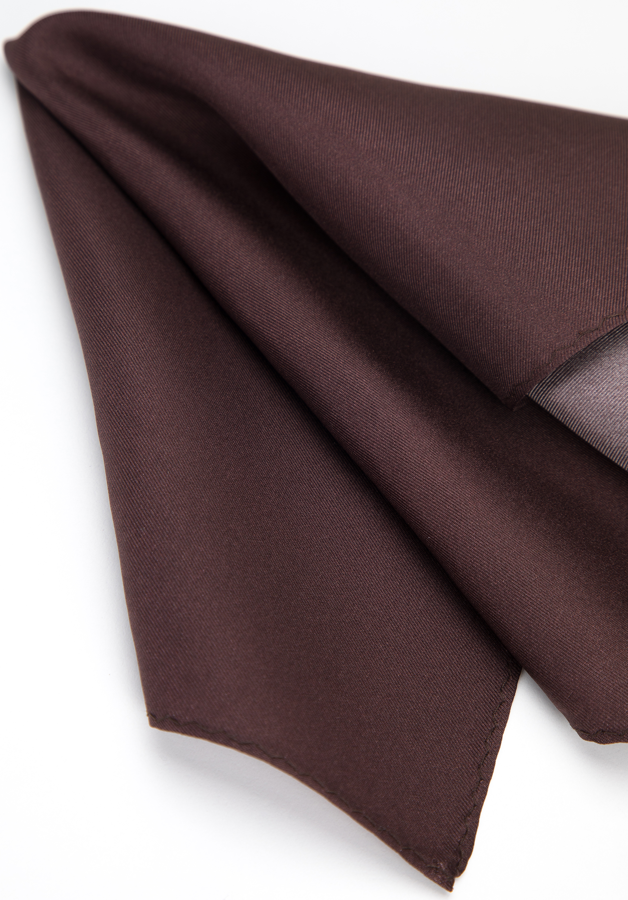 Poszetka z jedwabiu jednokolorowa