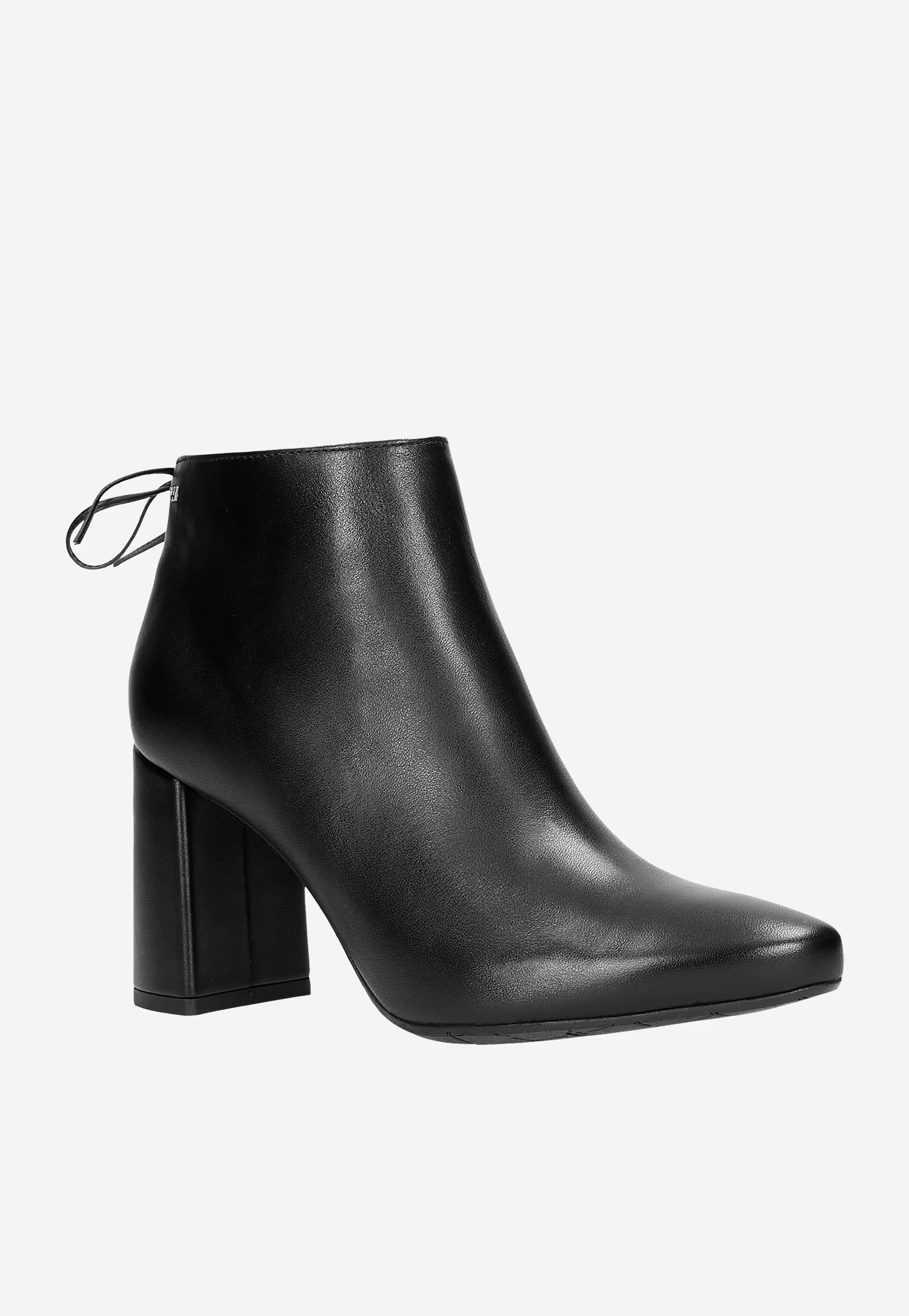 Jasnobrązowe welurowe botki damskie na słupku