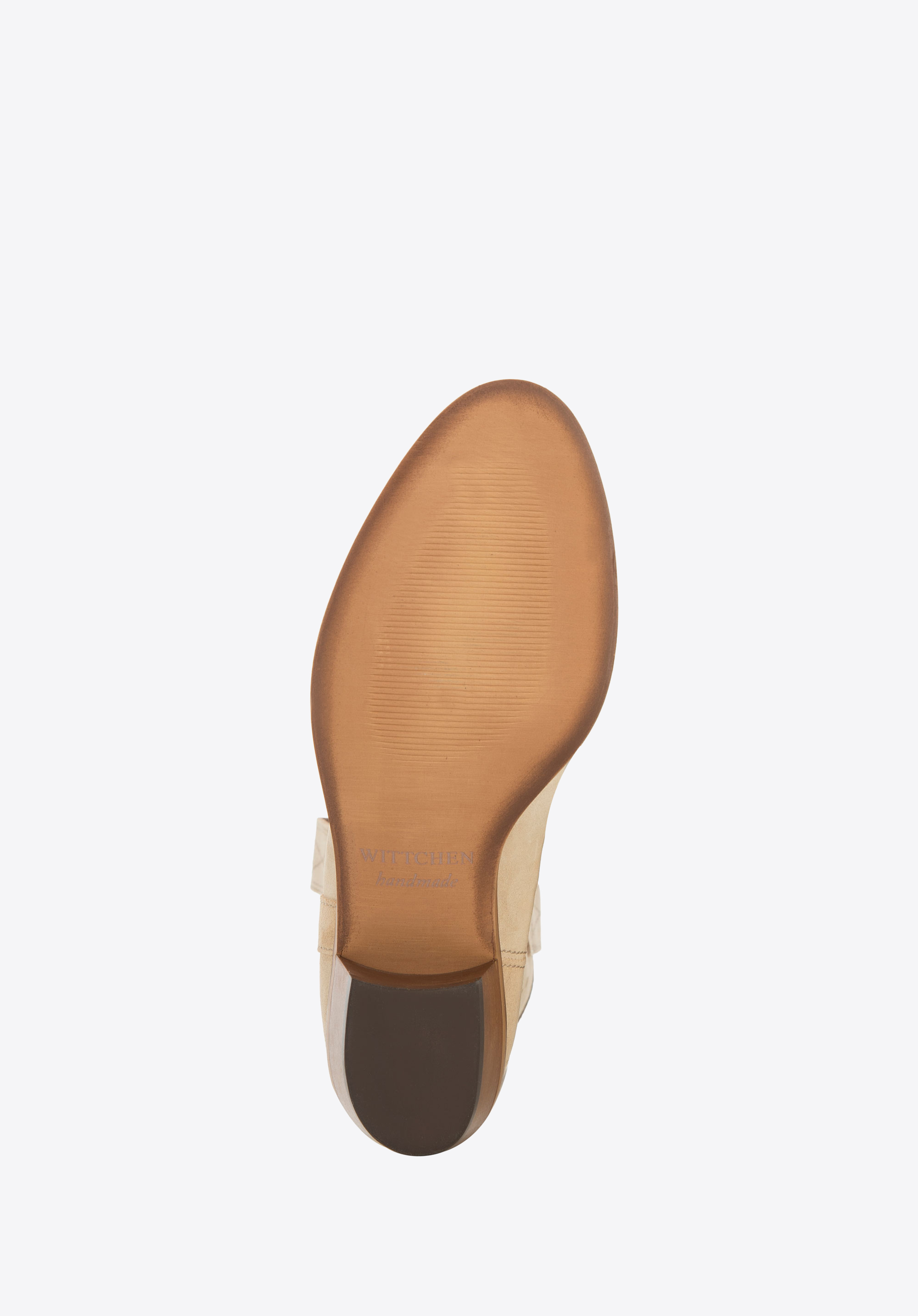 Kowbojki z ażurowego zamszu wysokie