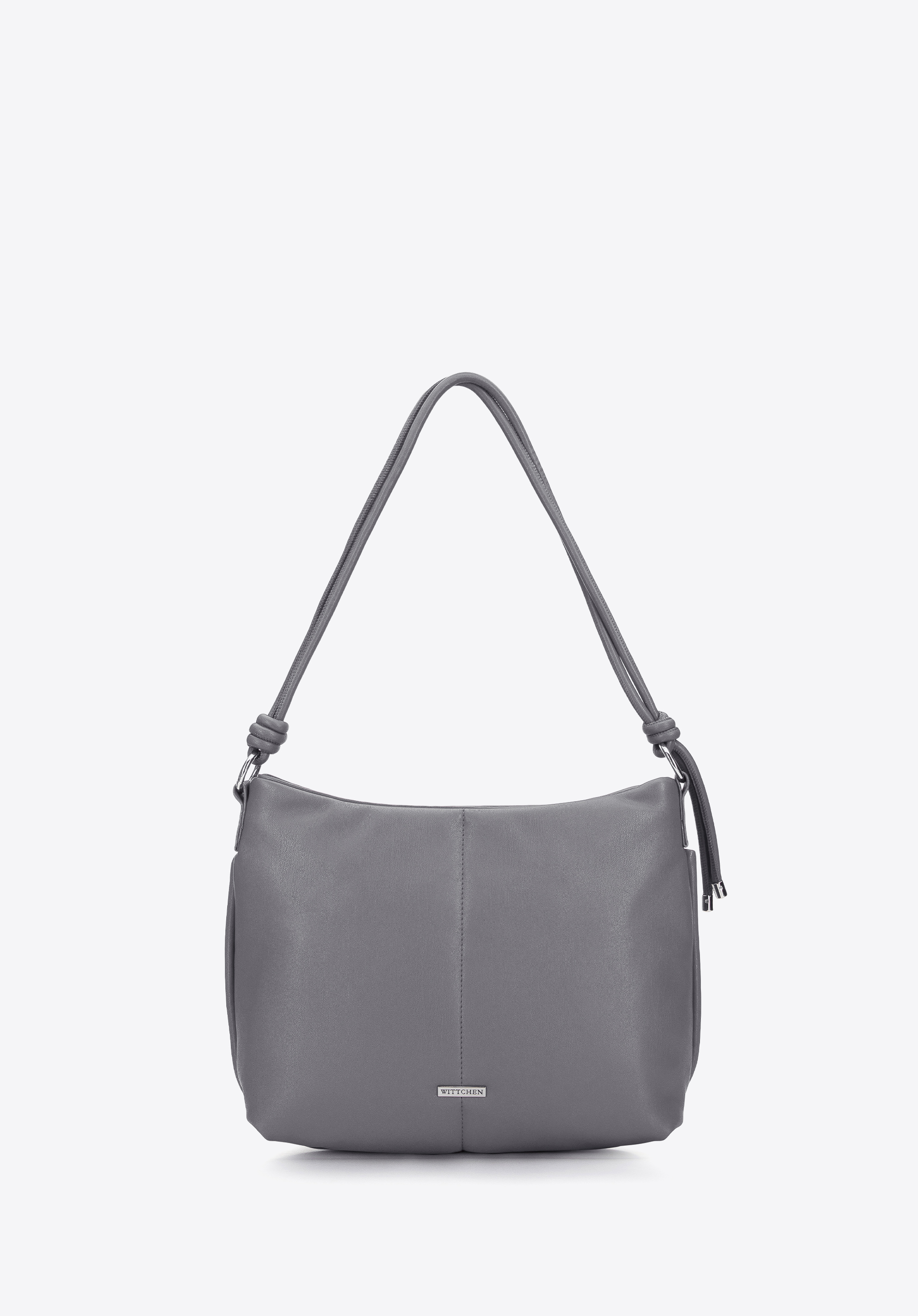 Torebka worek z miękkiej ekoskóry z supełkami