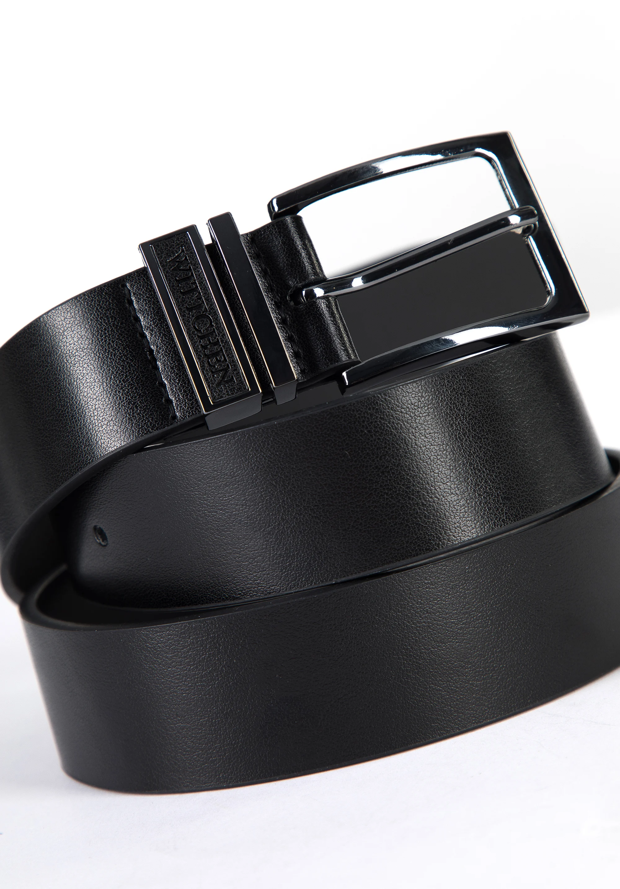 Męski pasek ze skóry prosty