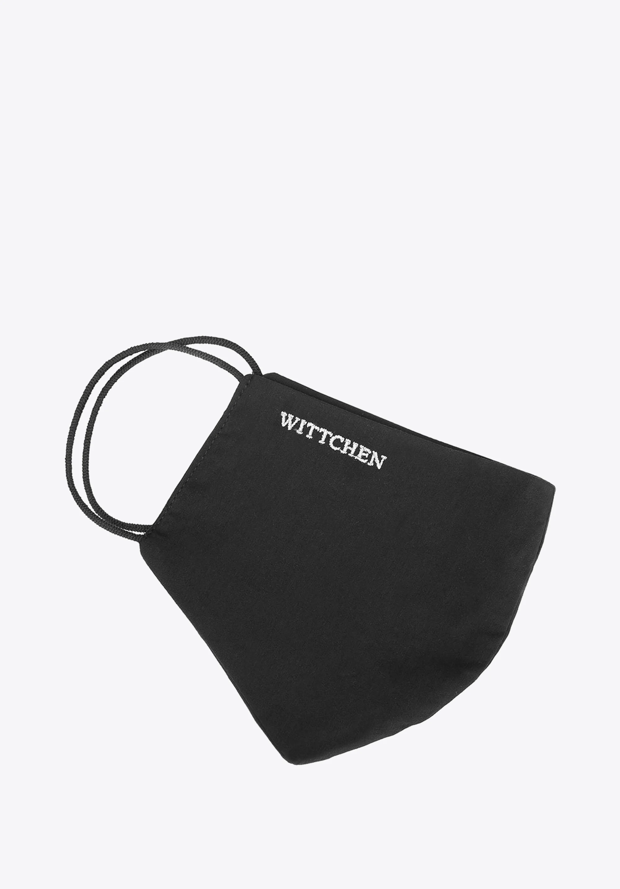 Maseczka bawełniana profilowana z białym logo