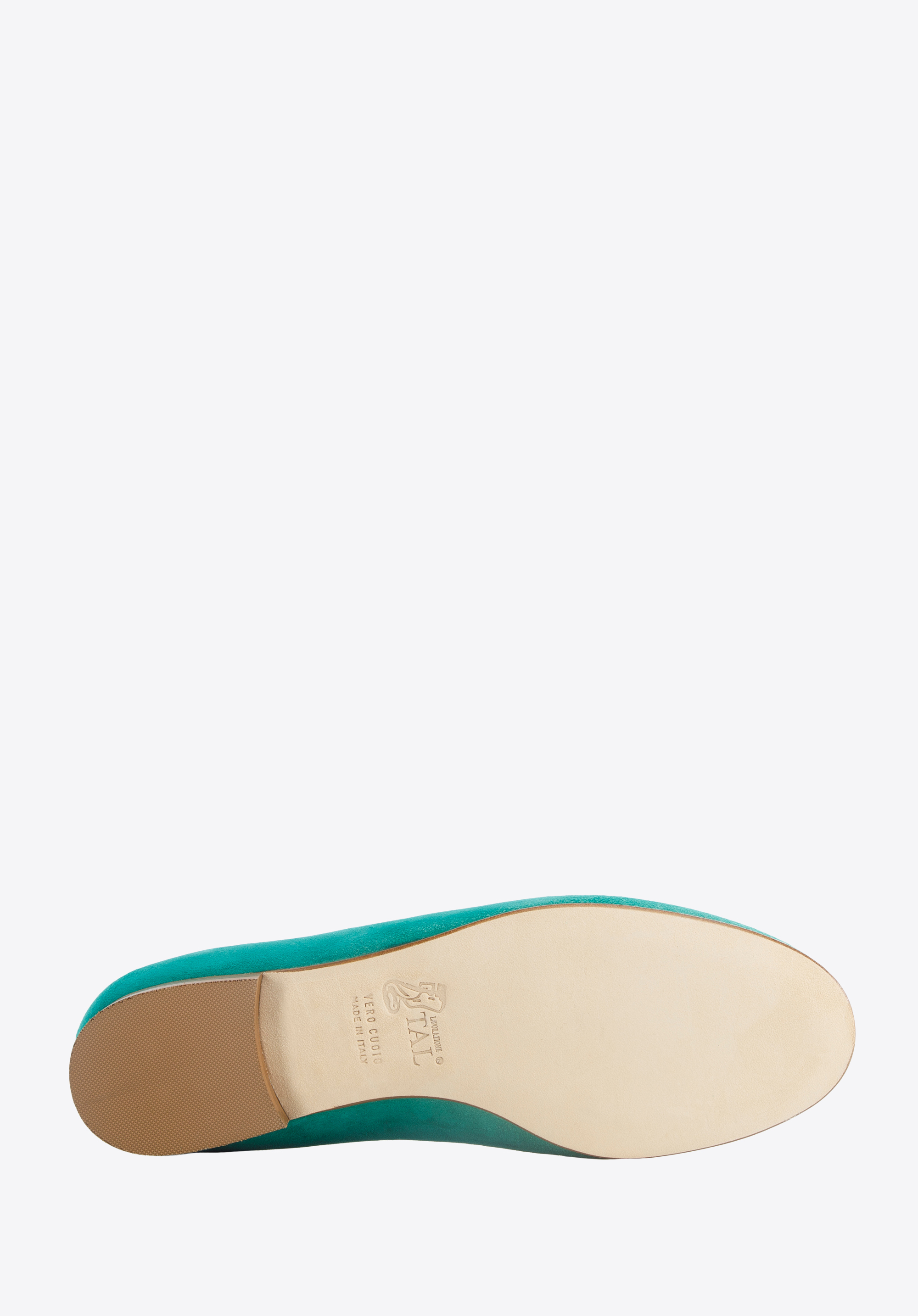 Damskie mokasyny zamszowe z ozdobnym łańcuchem