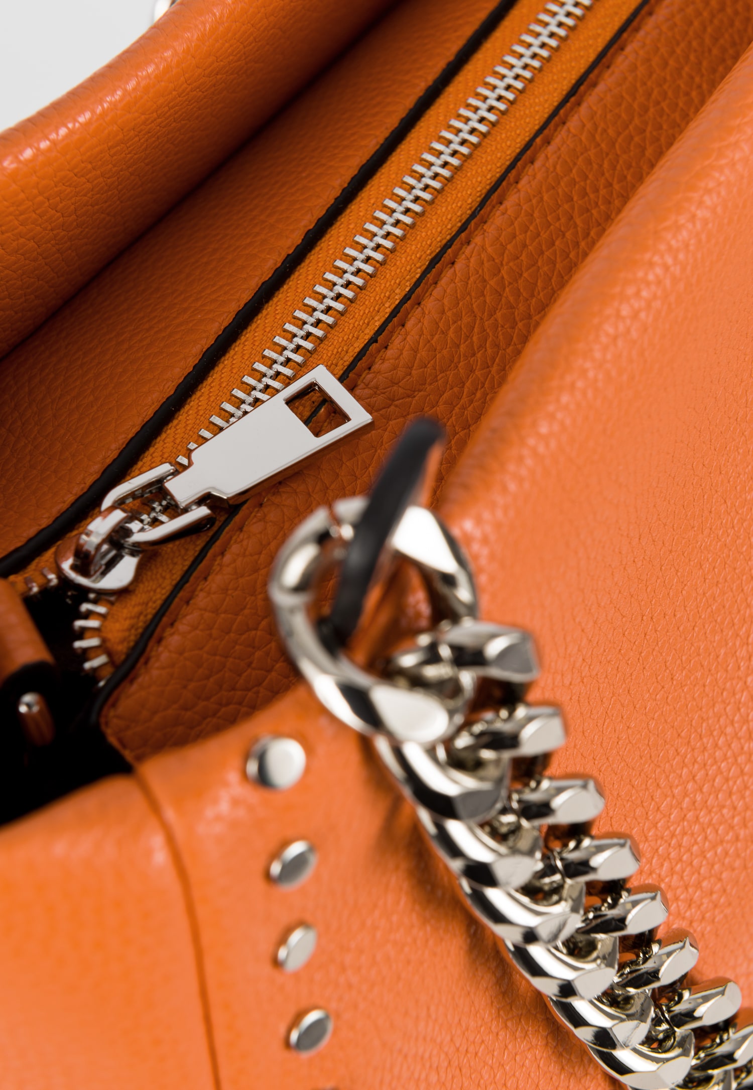 WJS pojemna torebka damska w kolorze pomarańczowym