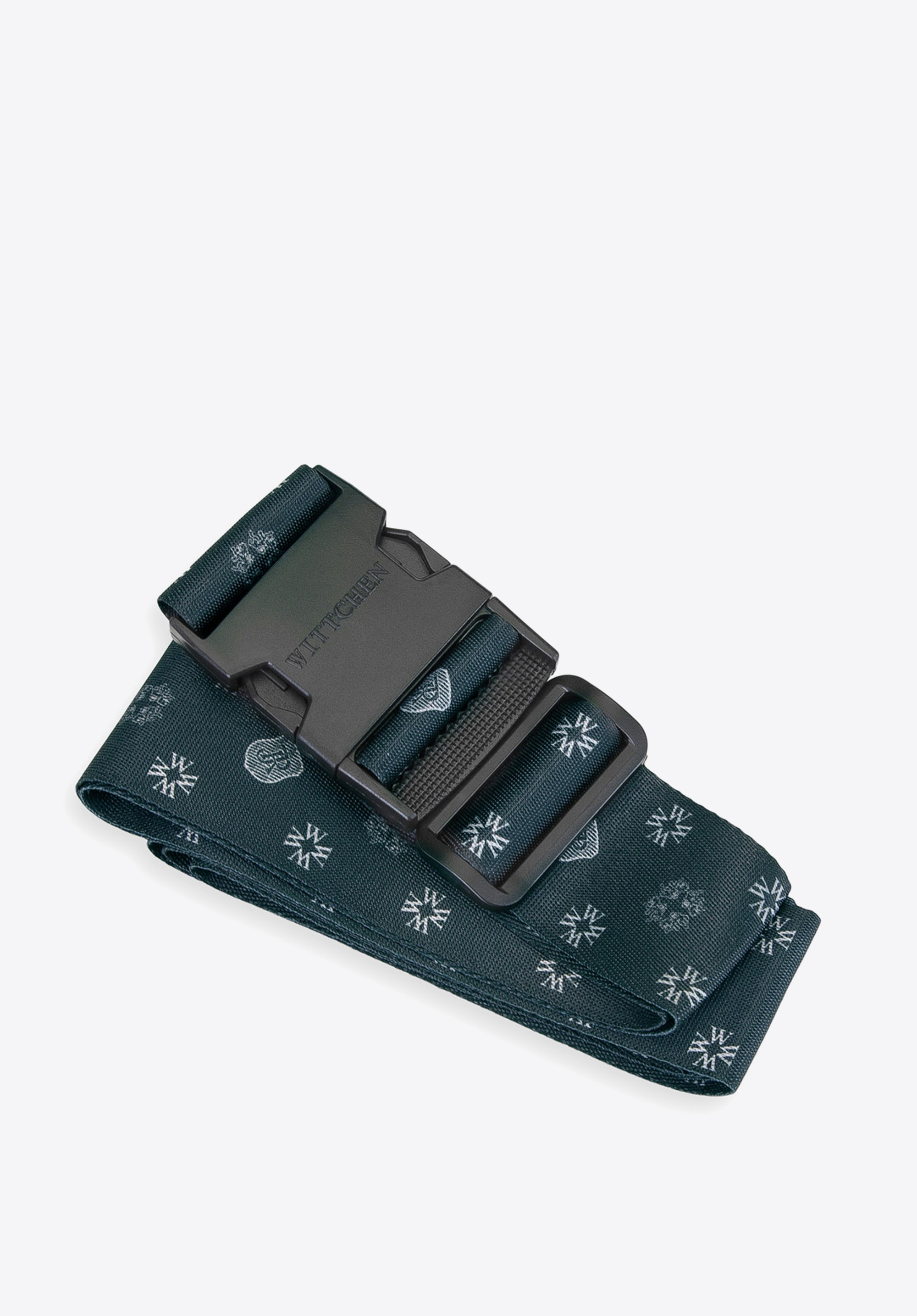 Pas zabezpieczający bagaż w monogram