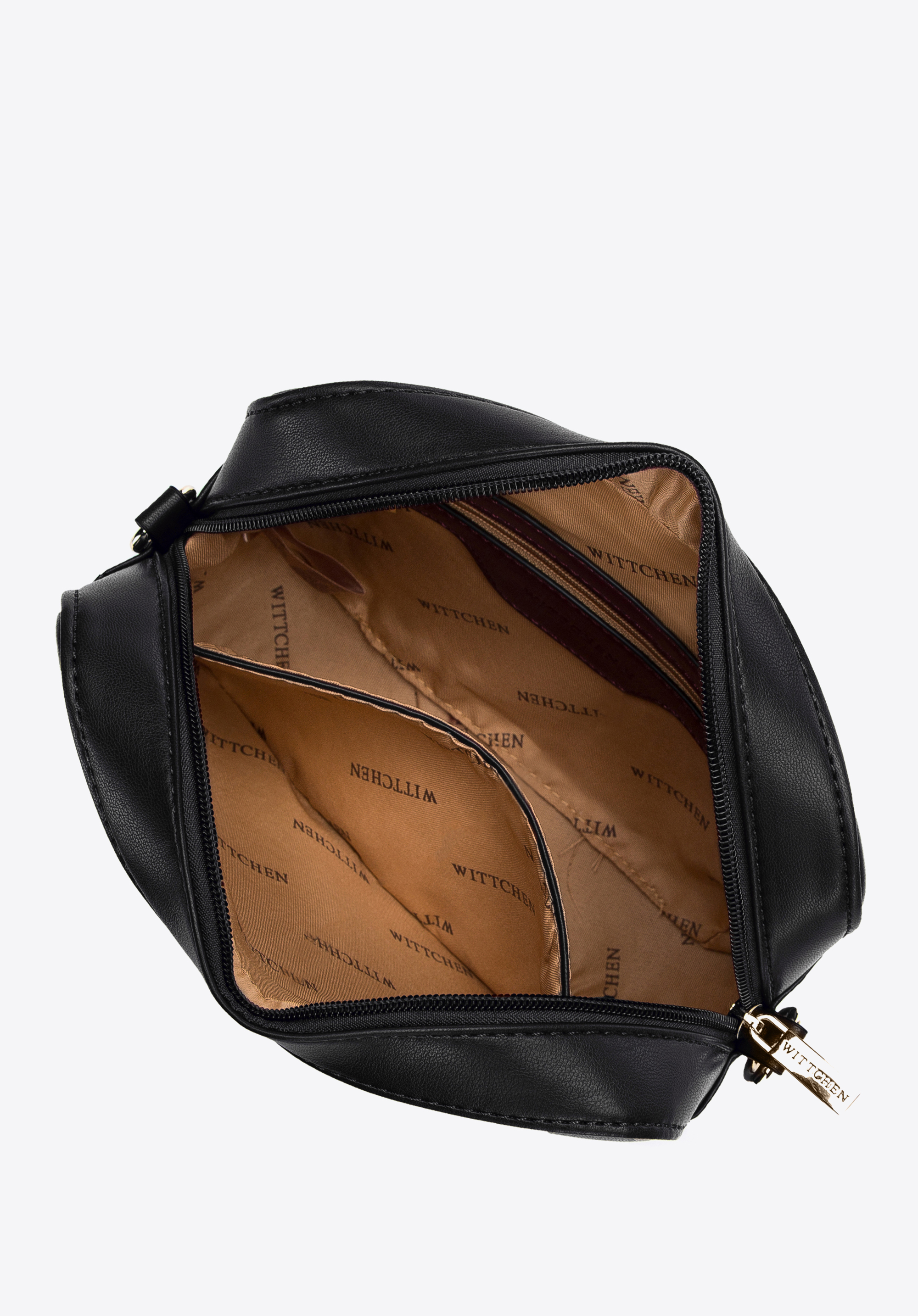 Damska listonoszka pudełkowa z nitami