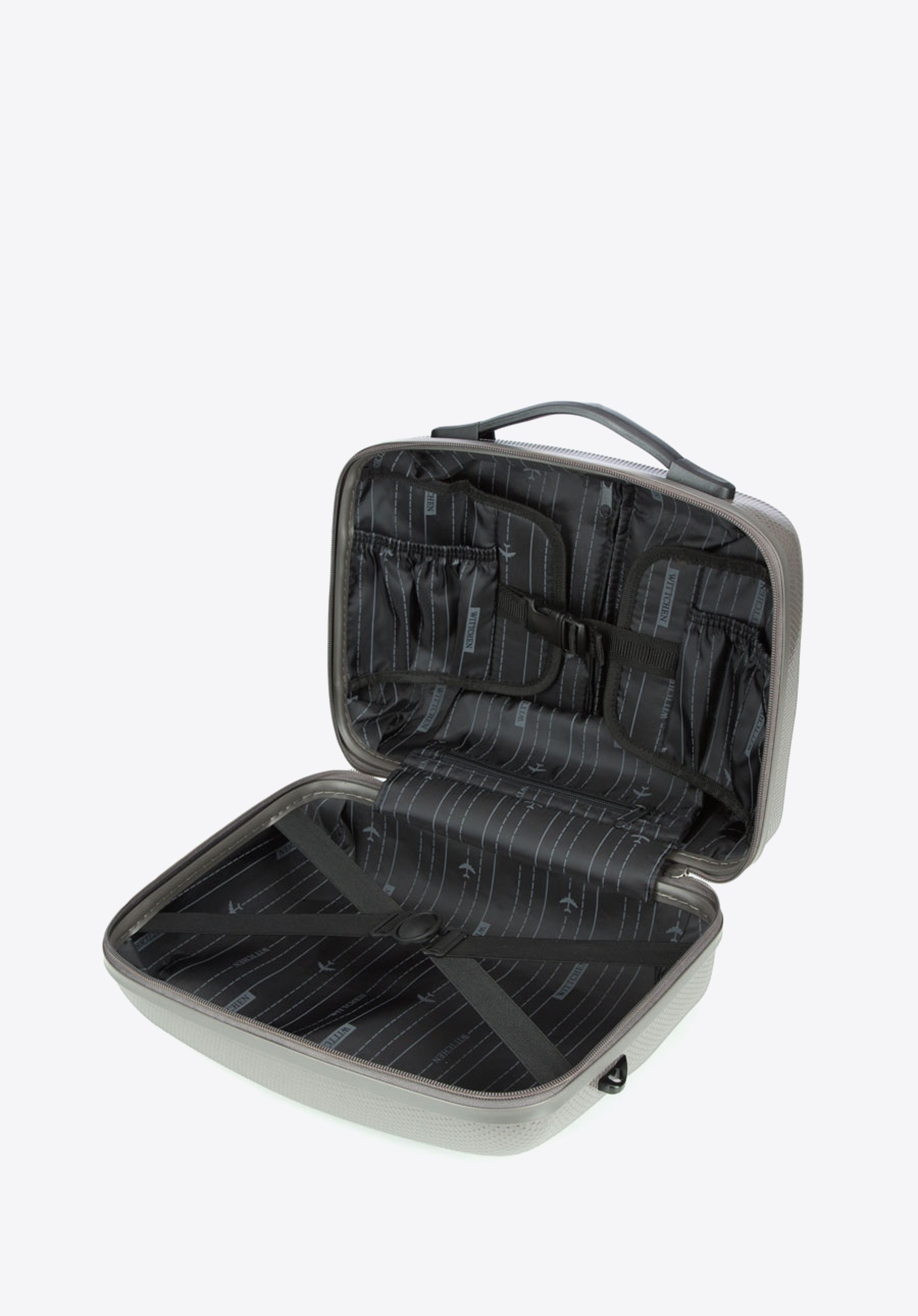 Kosmetyczka podróżna z polikarbonu jednokolorowa