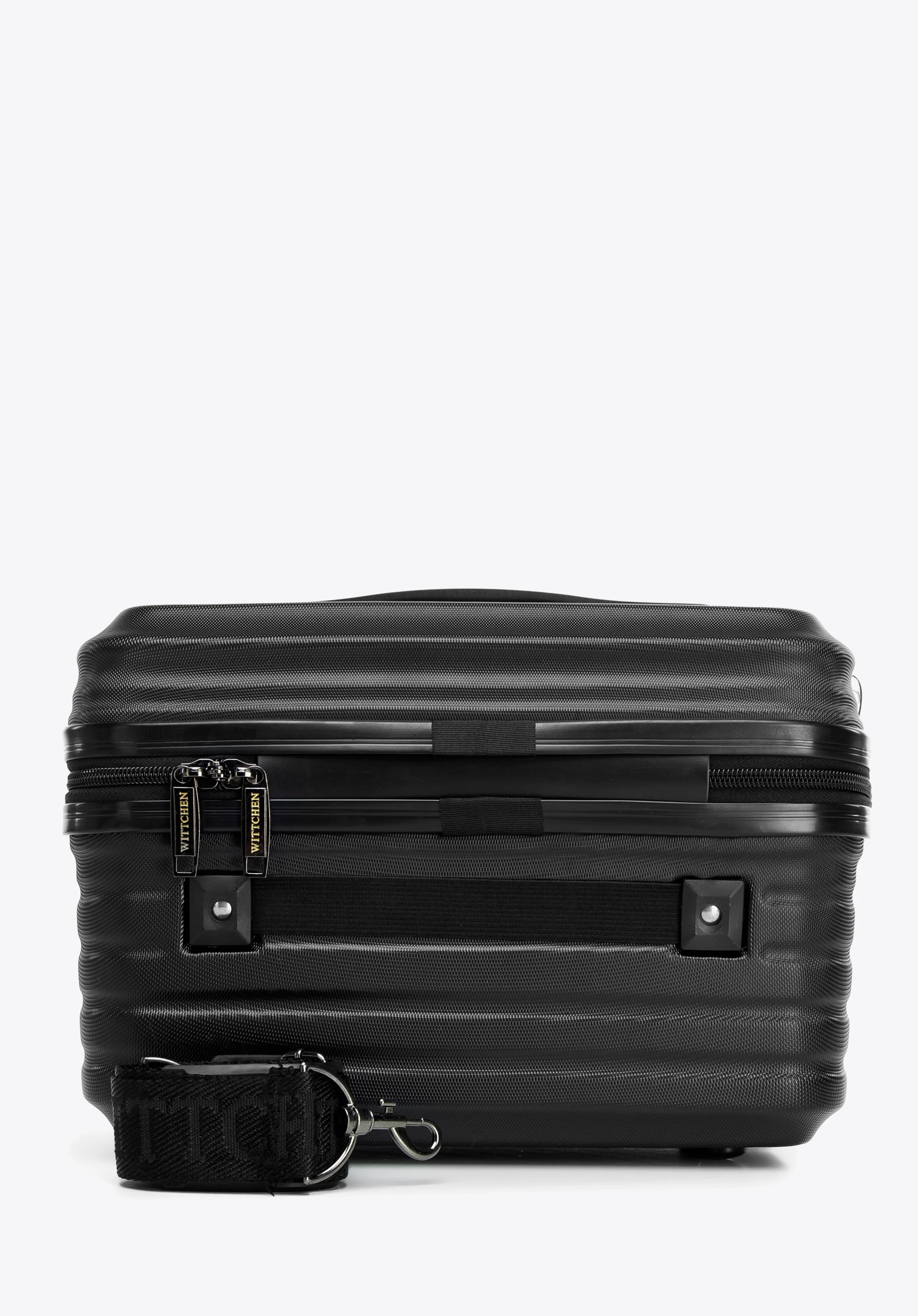 Walizka kabinowa z ABS-u w ukośne paski