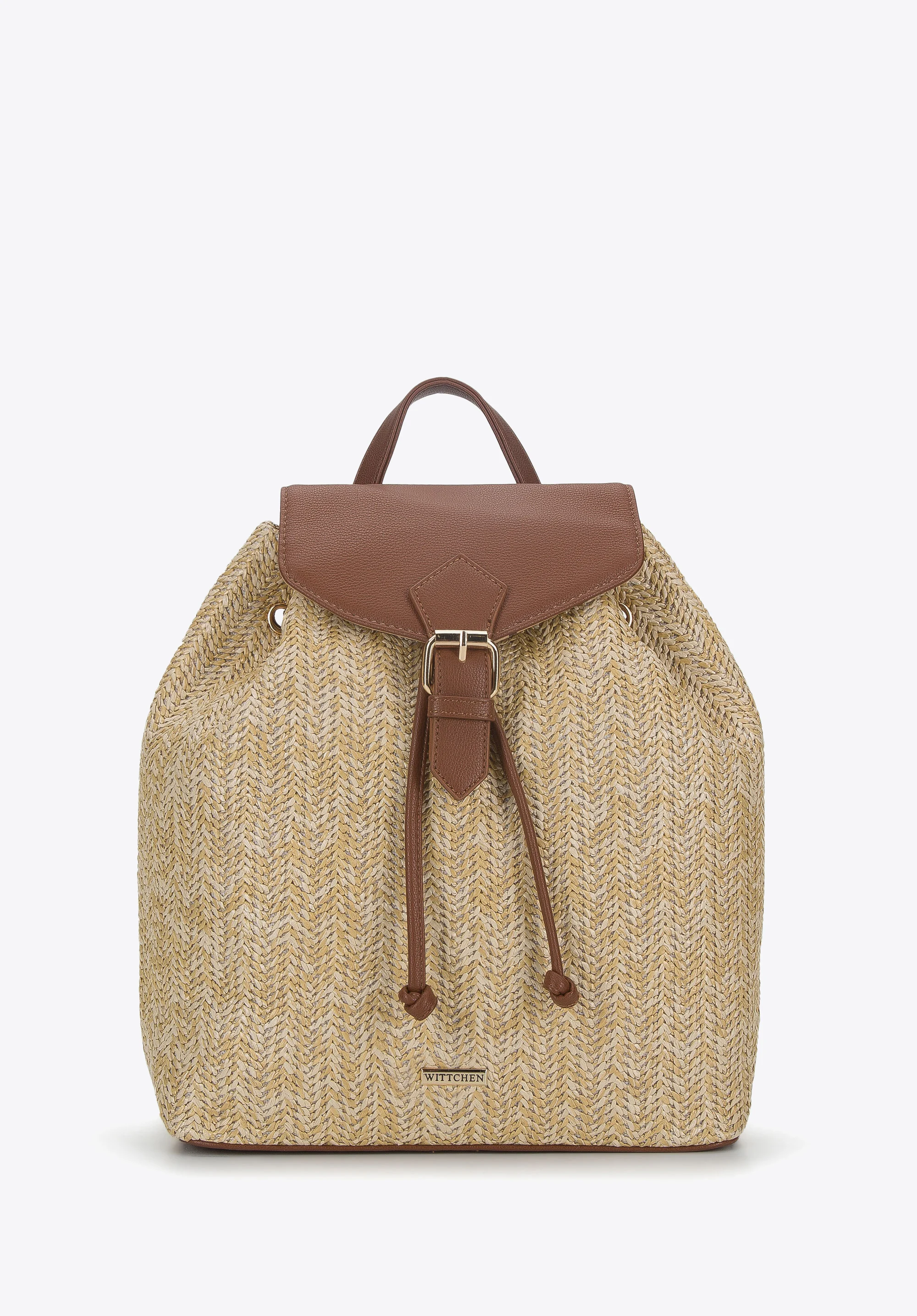 Damski plecak worek z plecionki