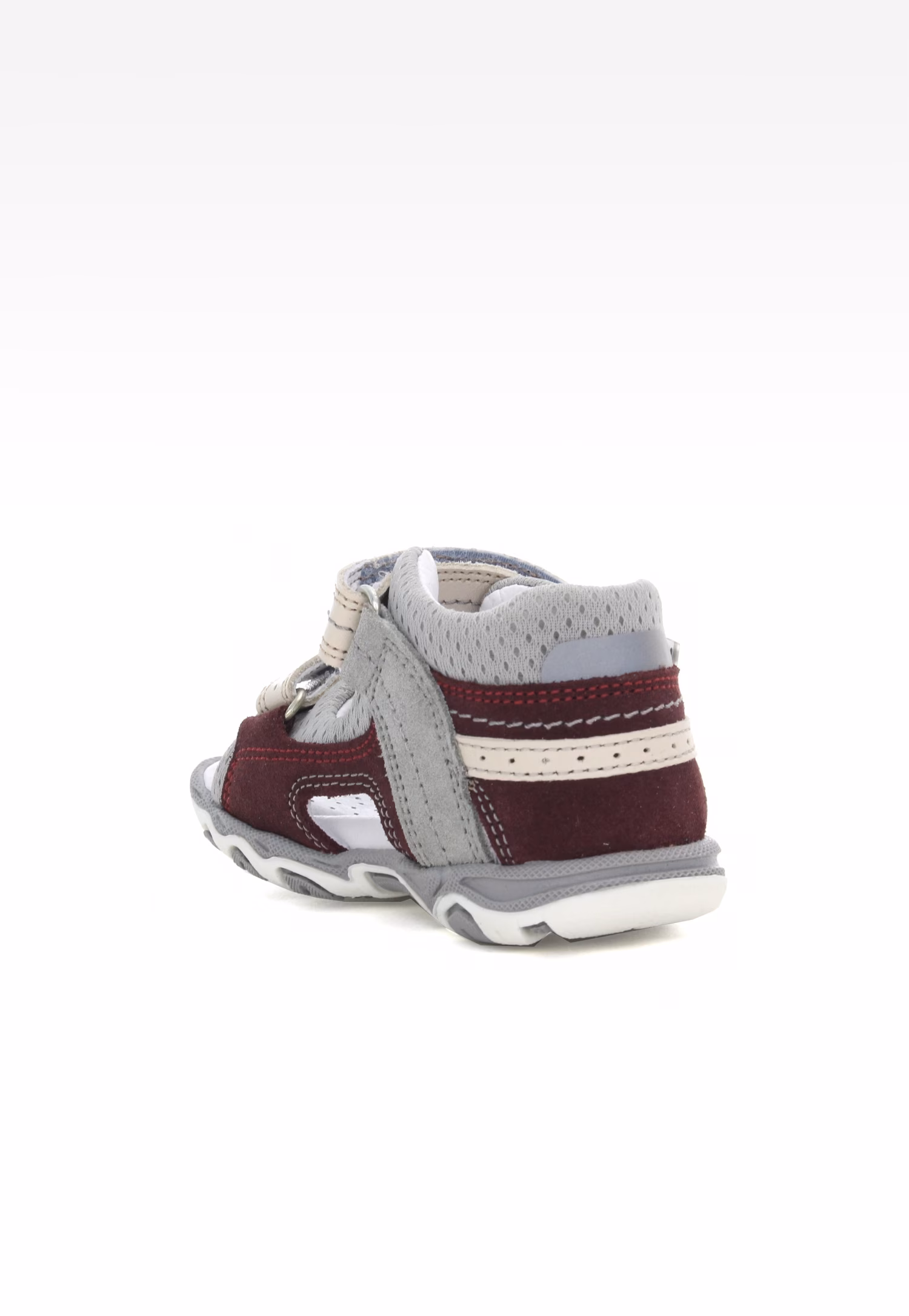 Sandały BARTEK W-11848-5/MOZ, dla chłopców, szaro-bordowy