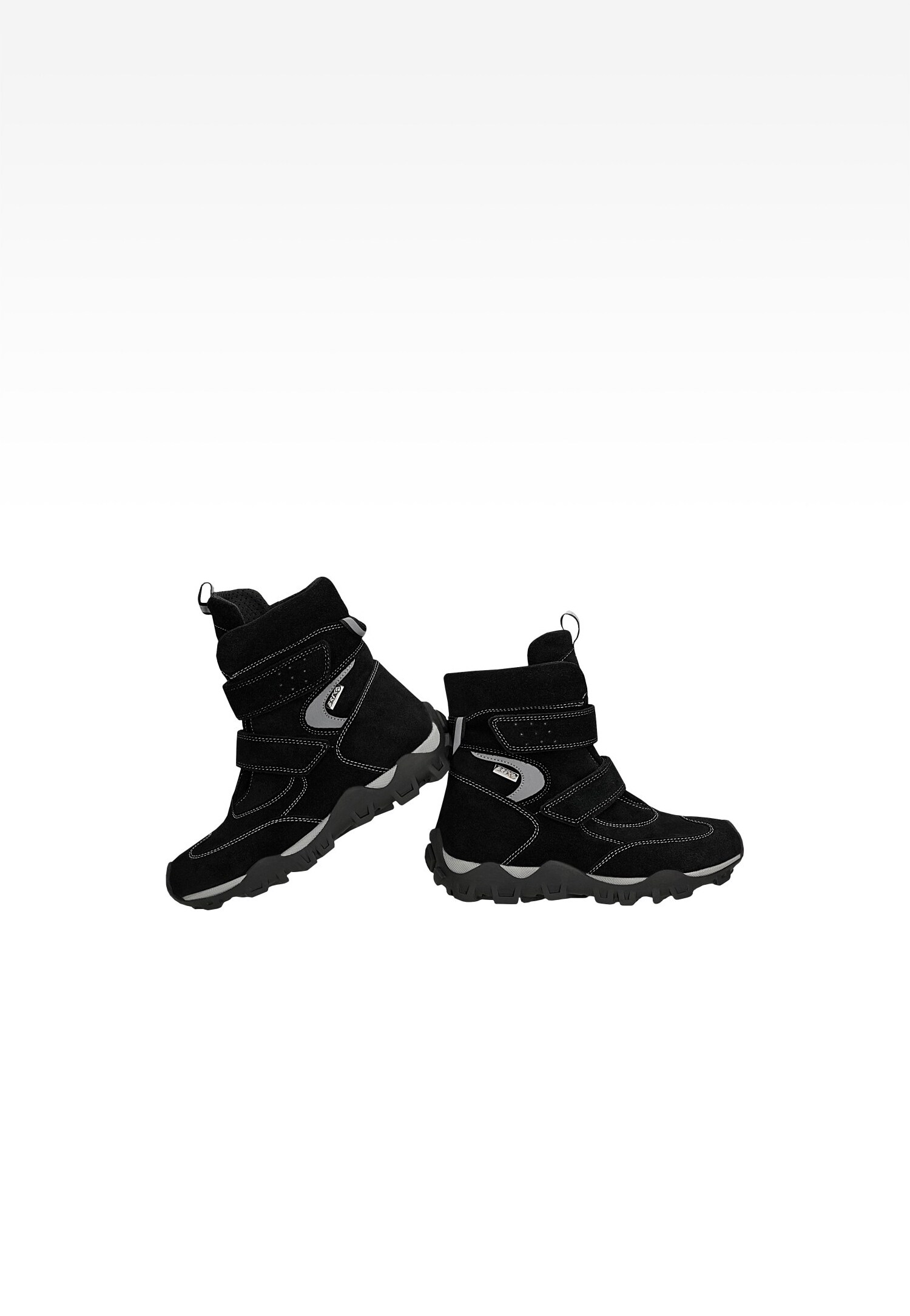 Trzewiki ocieplane BARTEK 14292021, czarno-pomarańczowe