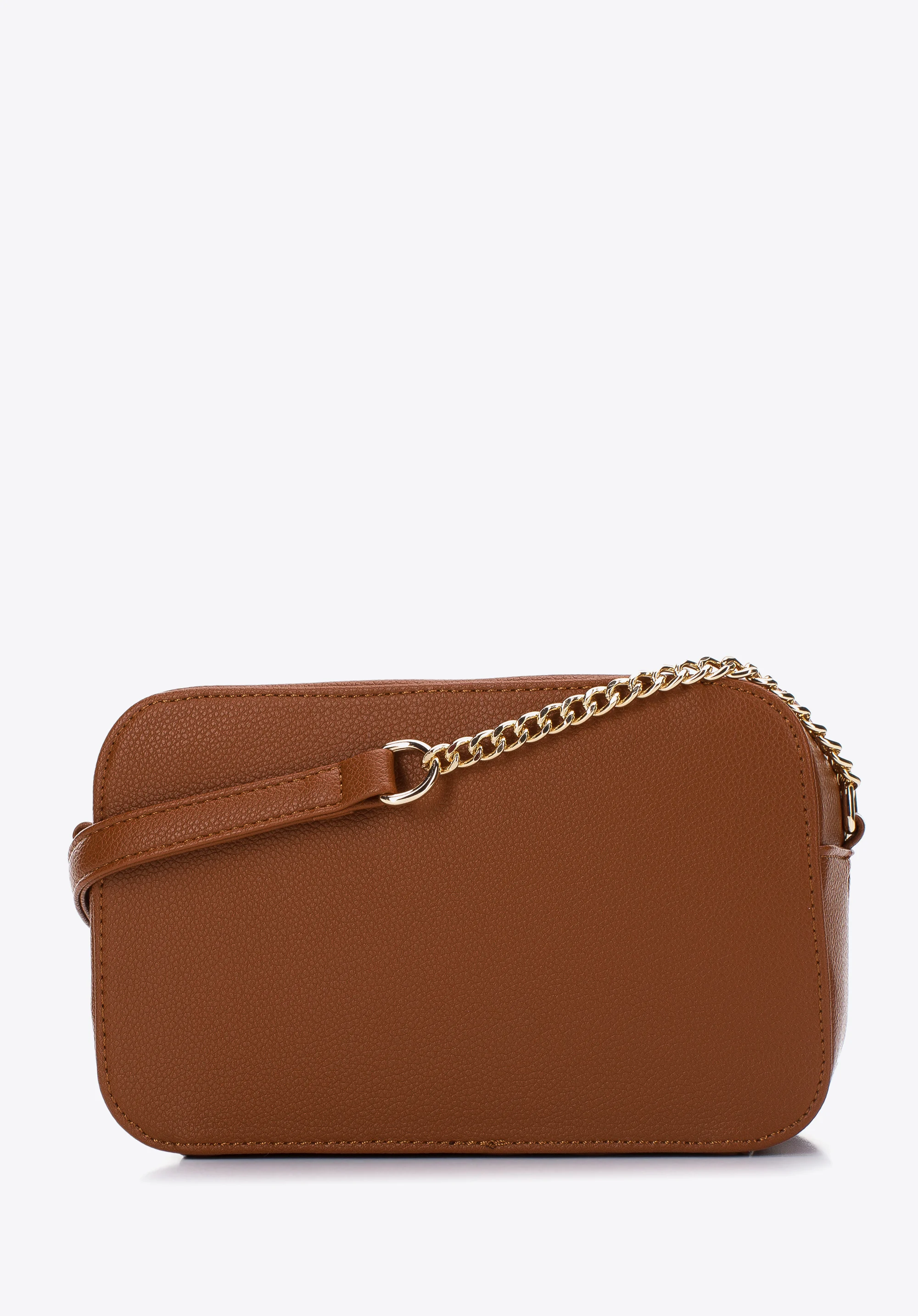 Damska listonoszka pudełkowa z obszytą kieszenią