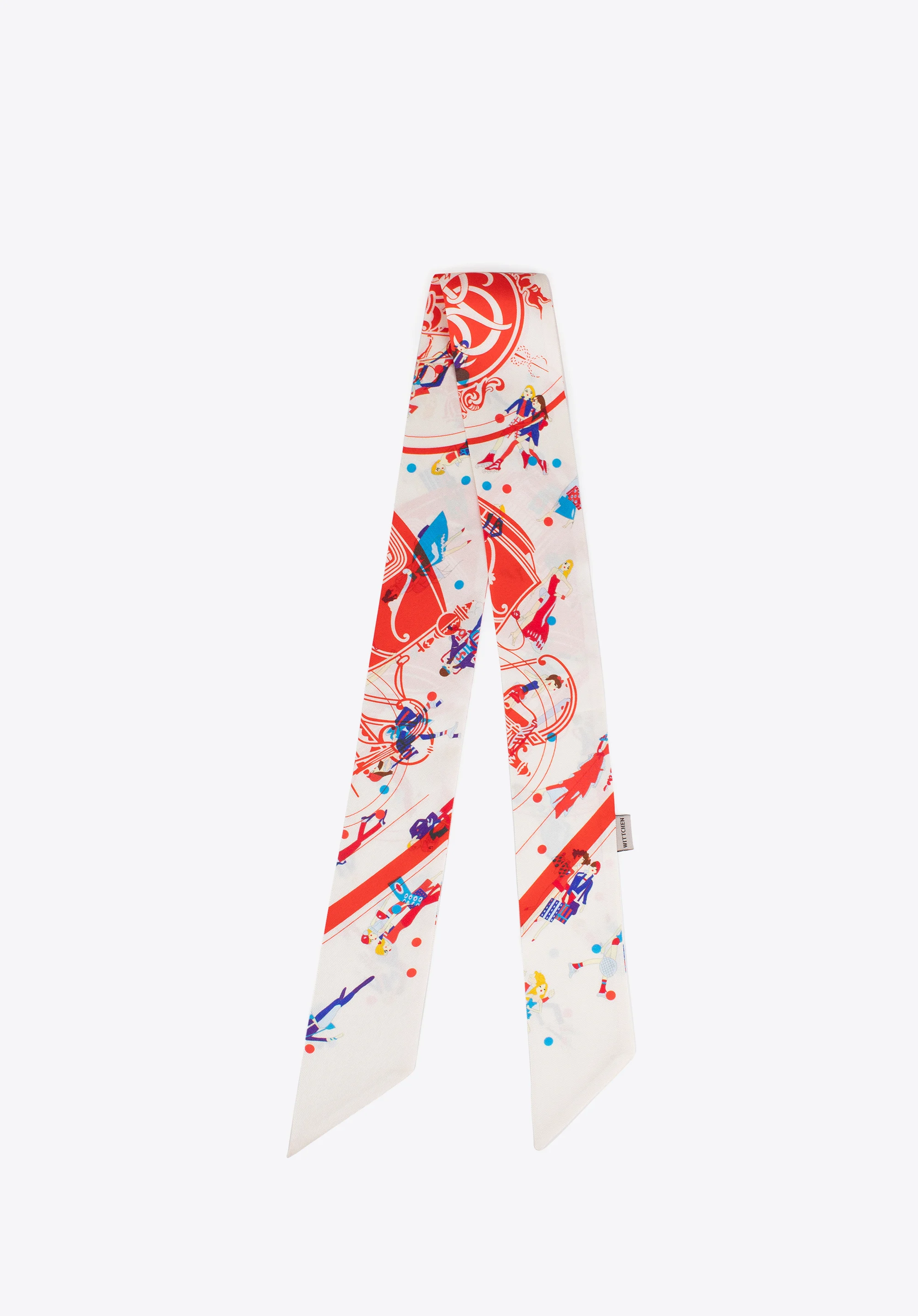 Damska apaszka twilly z jedwabiu