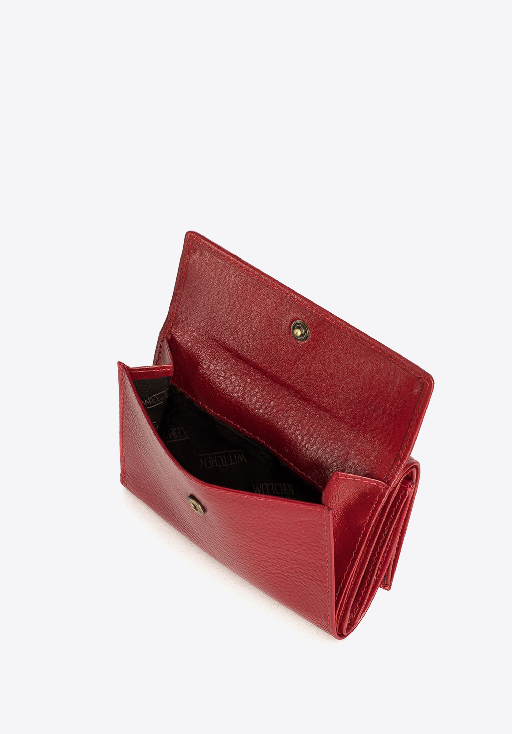 Damski portfel skórzany poziomy