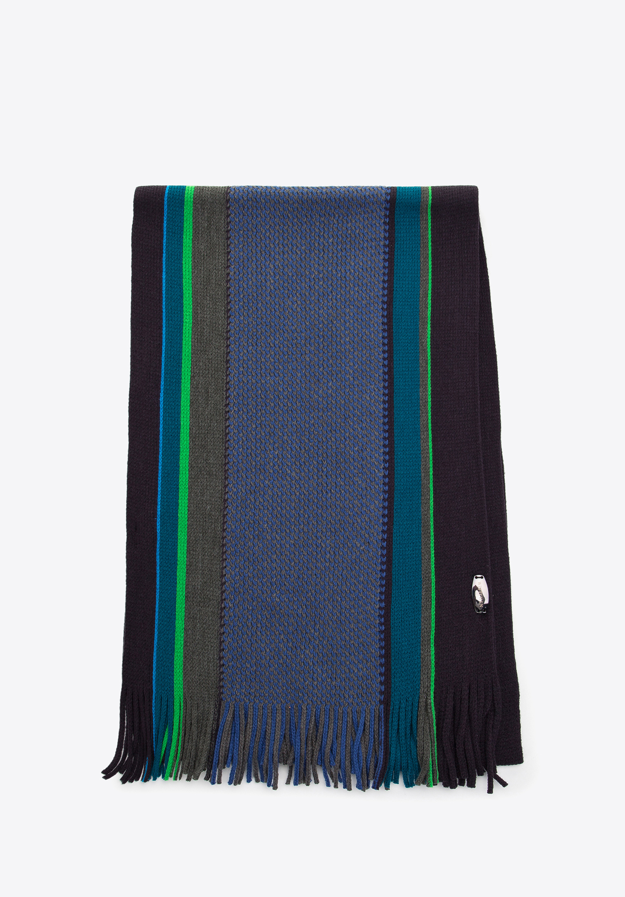 Męski szalik w paski