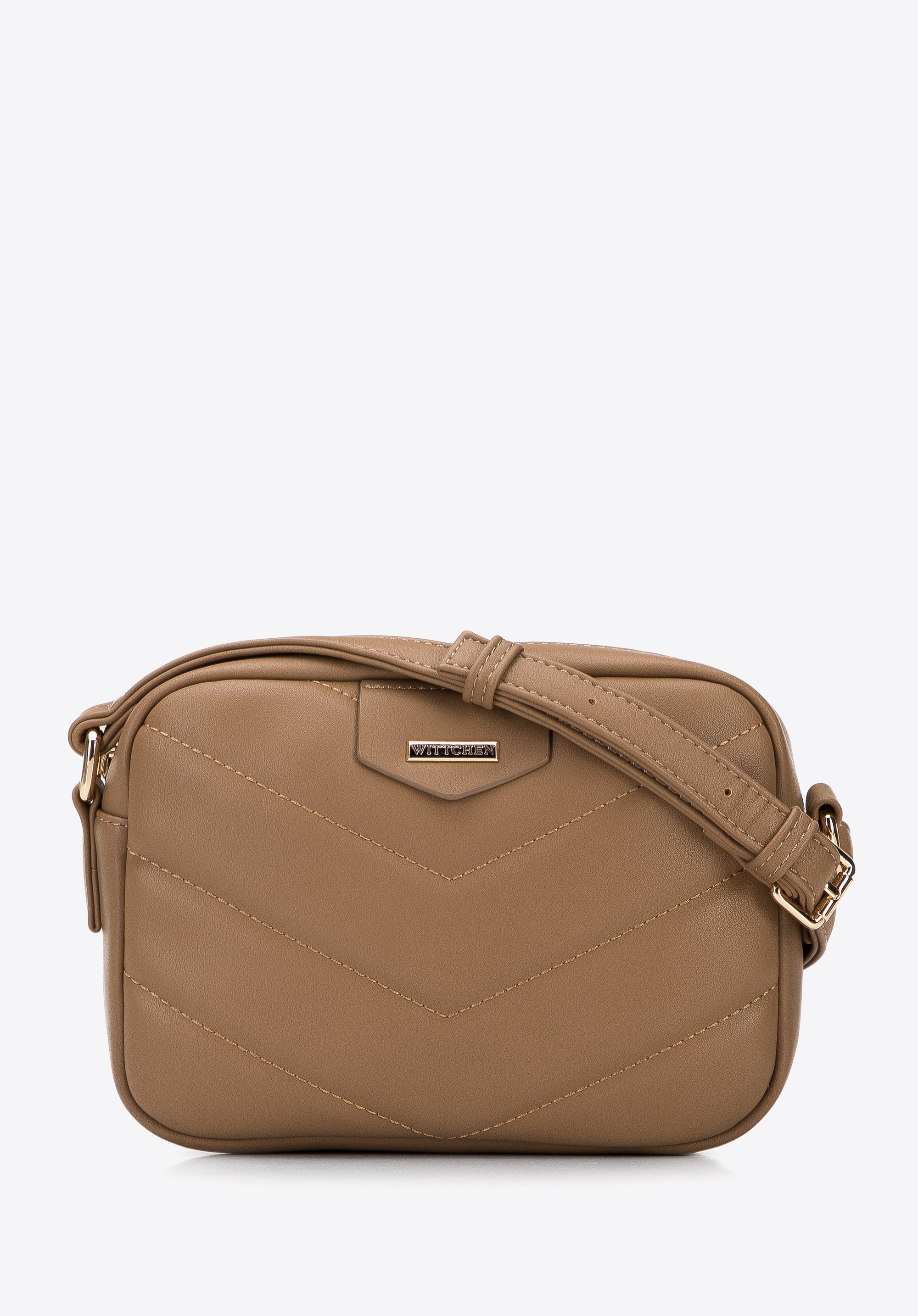 Damska listonoszka z miękkiej ekoskóry pikowana