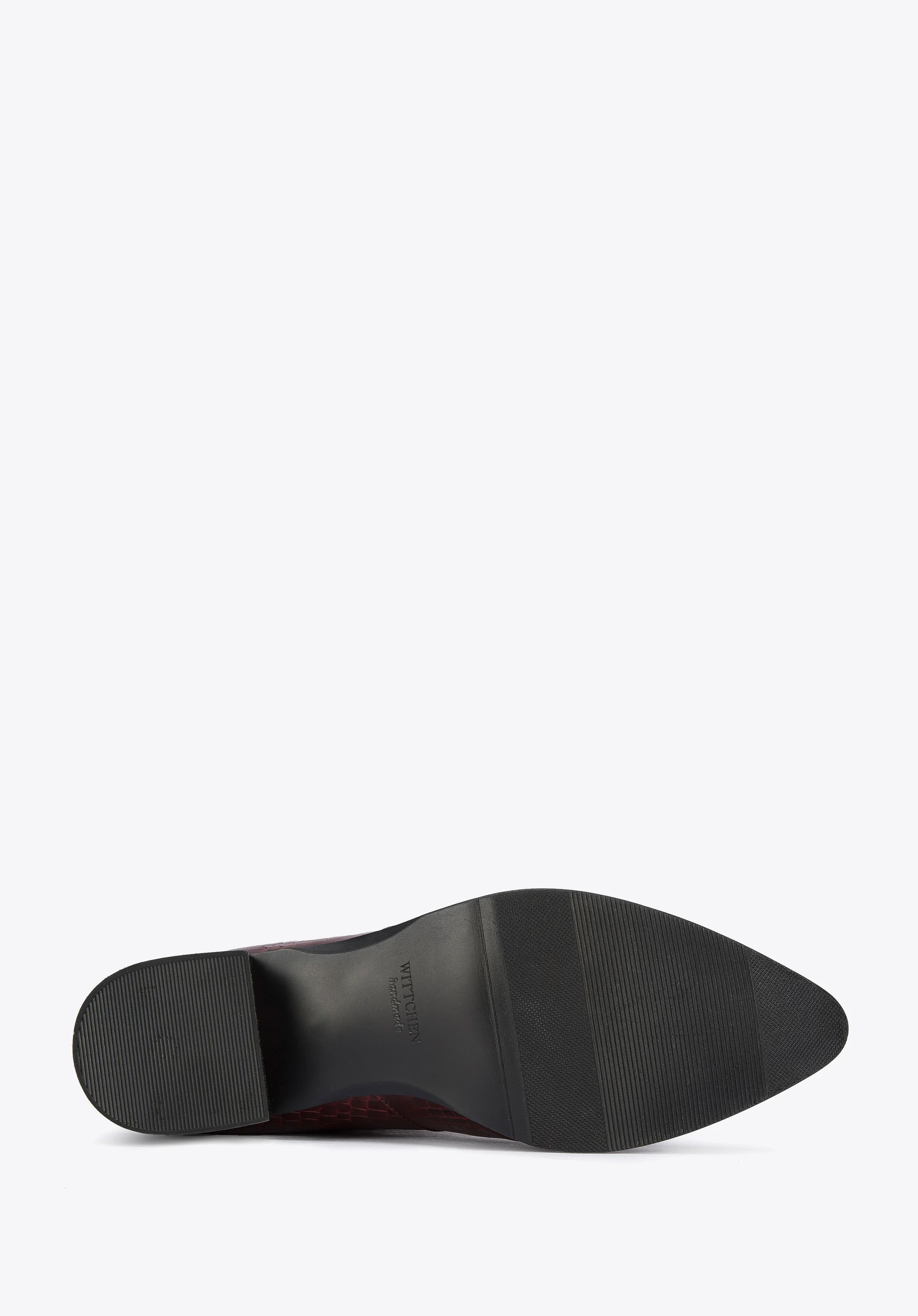 Damskie kowbojki ze skóry croco