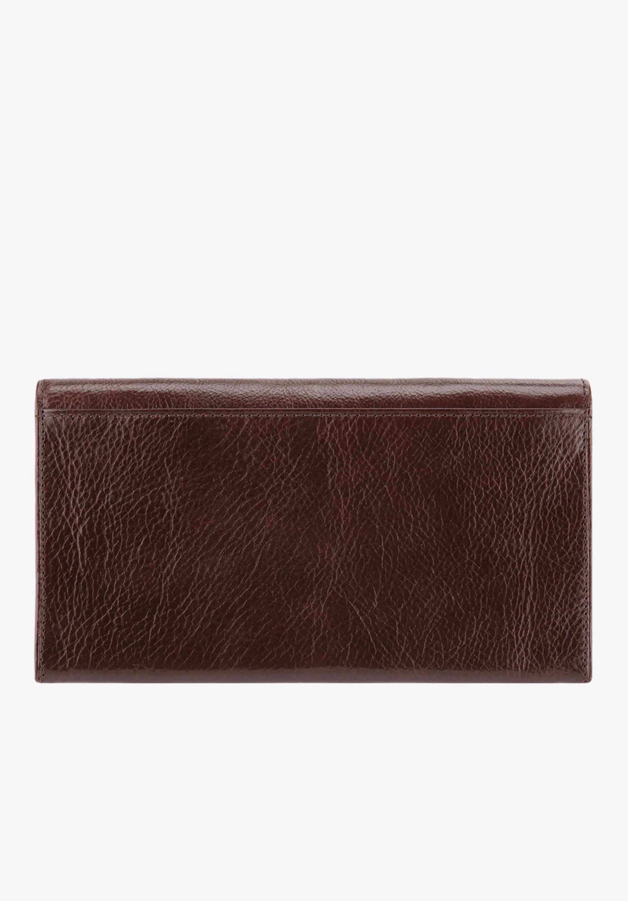 Damski portfel skórzany z kieszenią na suwak