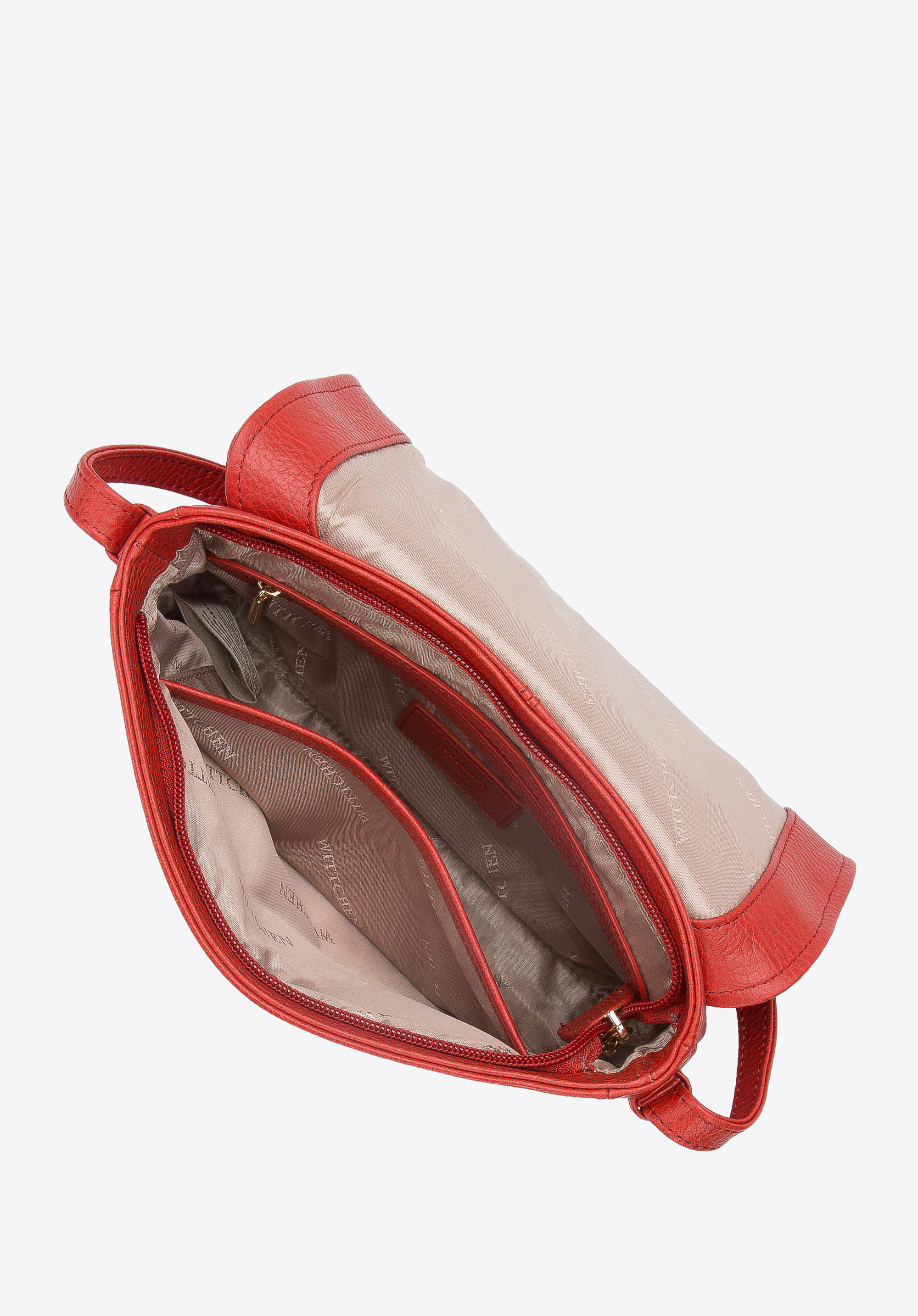 Damska listonoszka skórzana z plecionką