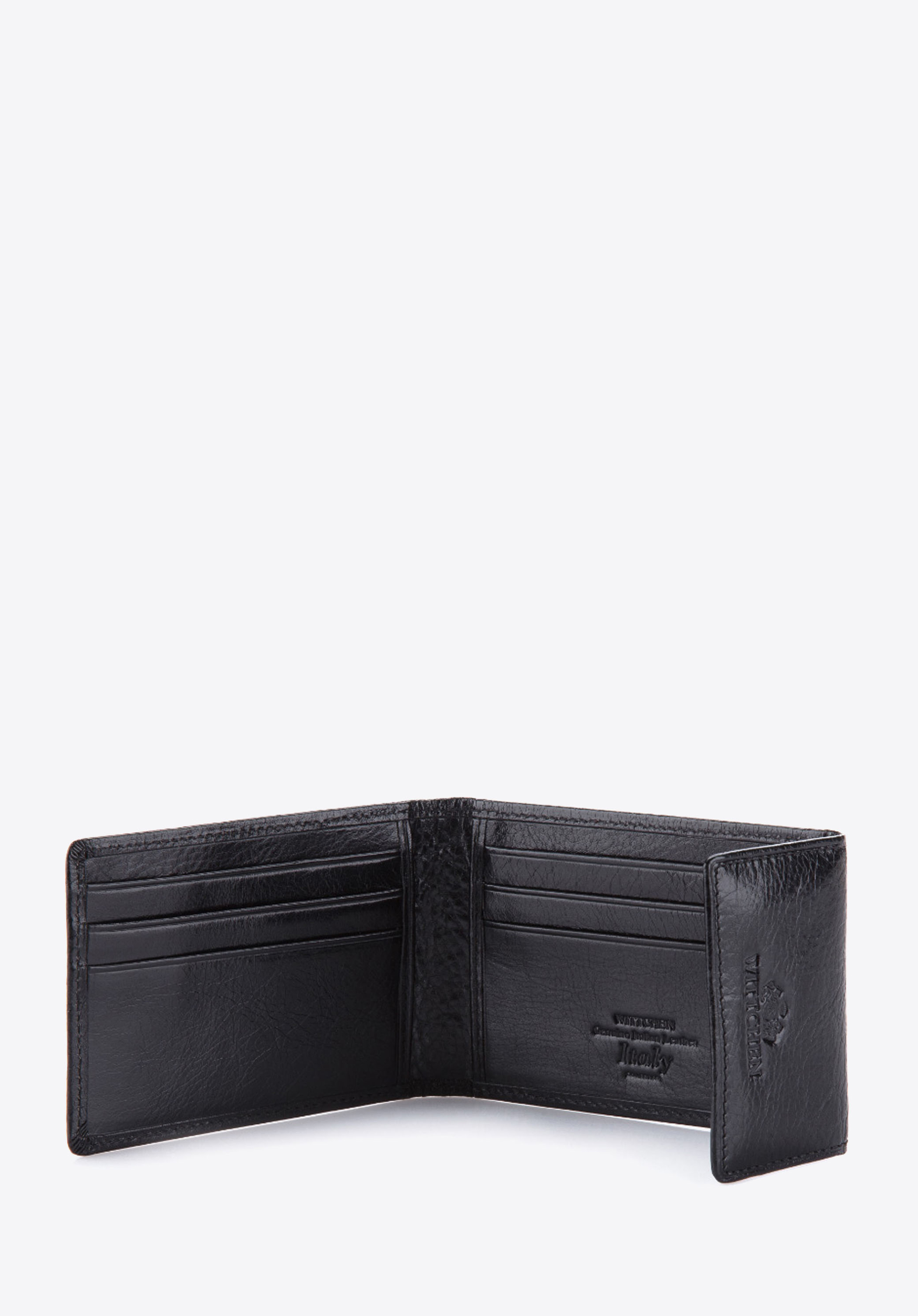 Etui na karty skórzane proste