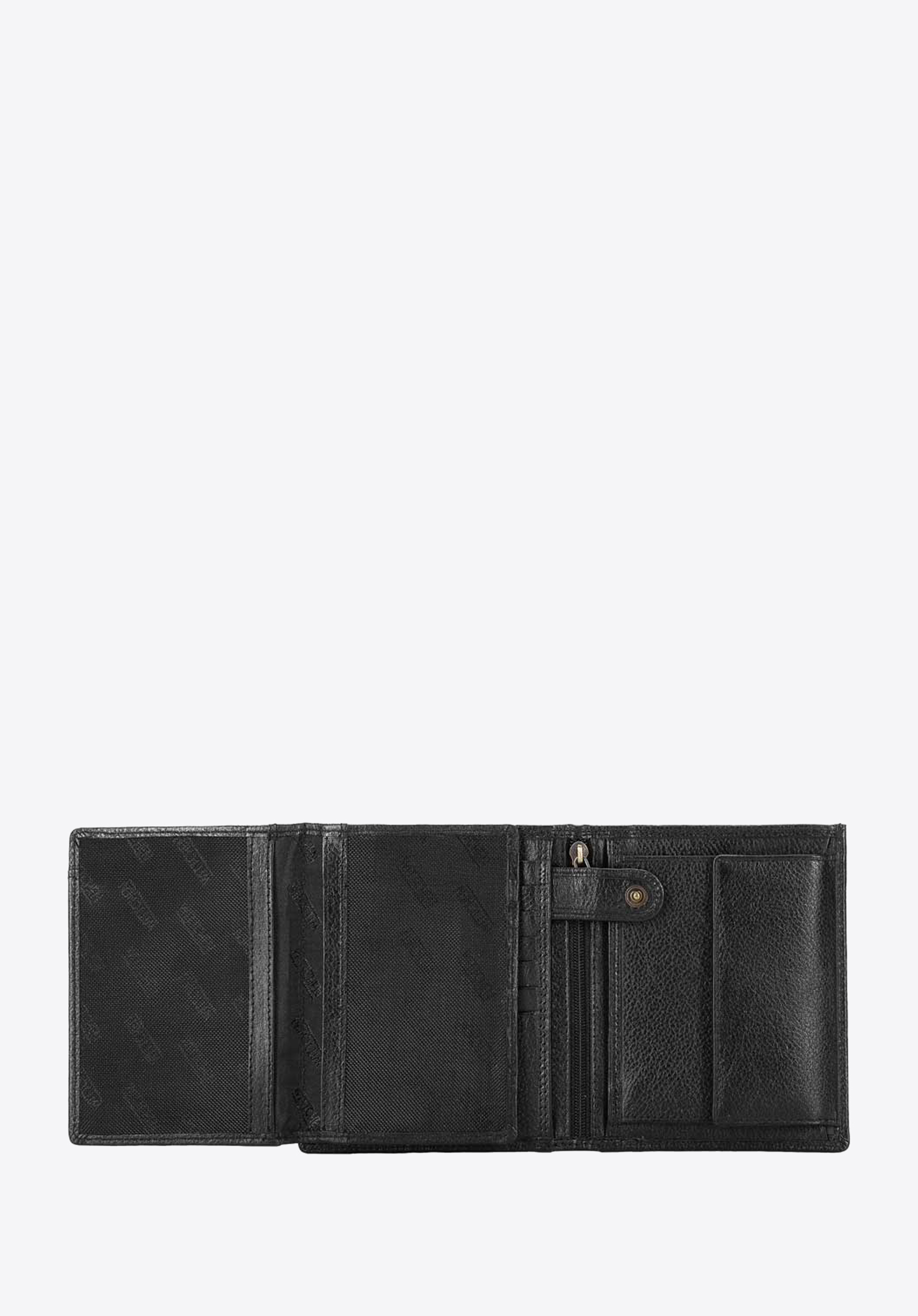 Męski portfel skórzany z herbem duży