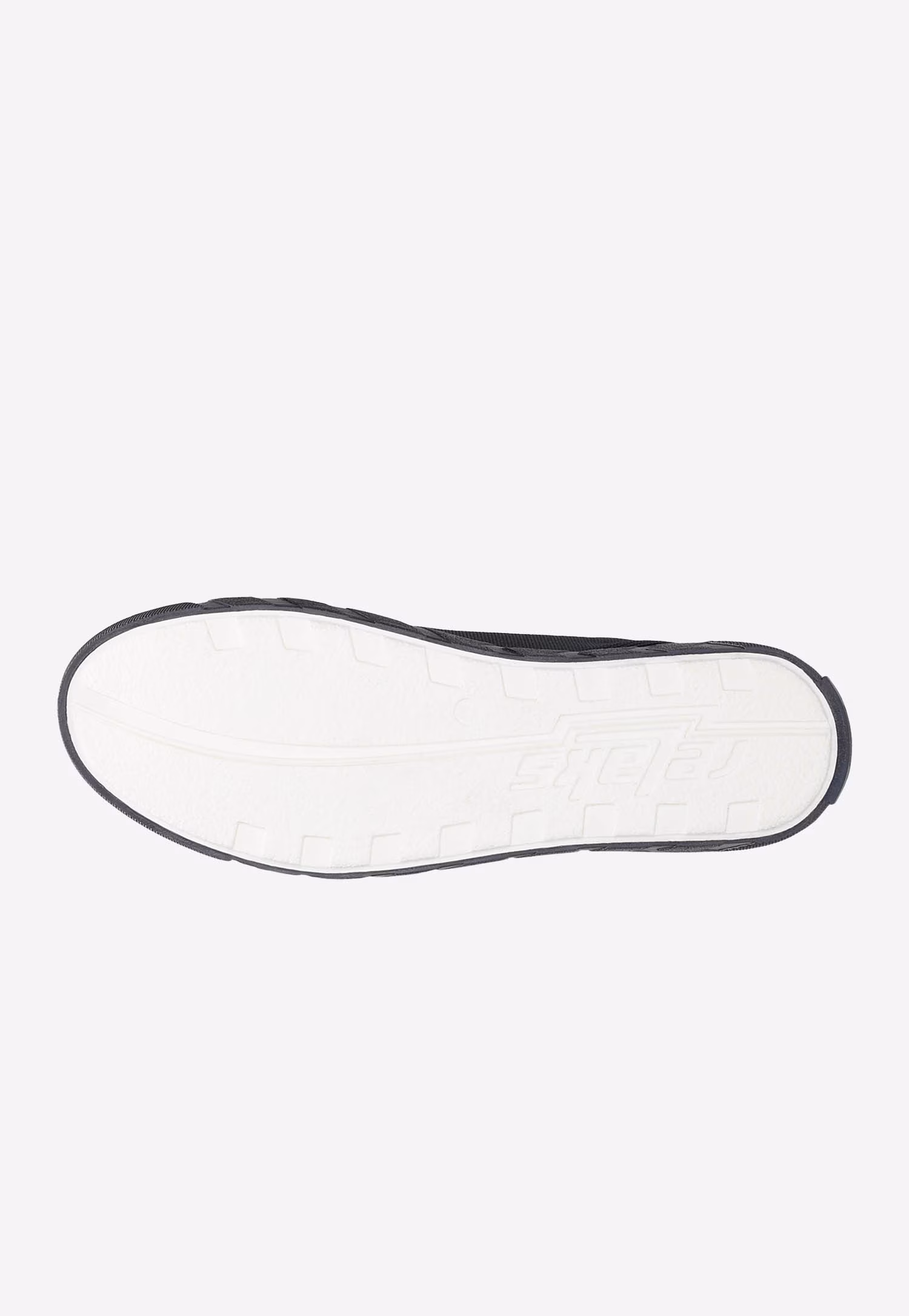 Granatowe trampki męskie RELAKS z białymi wstawkami