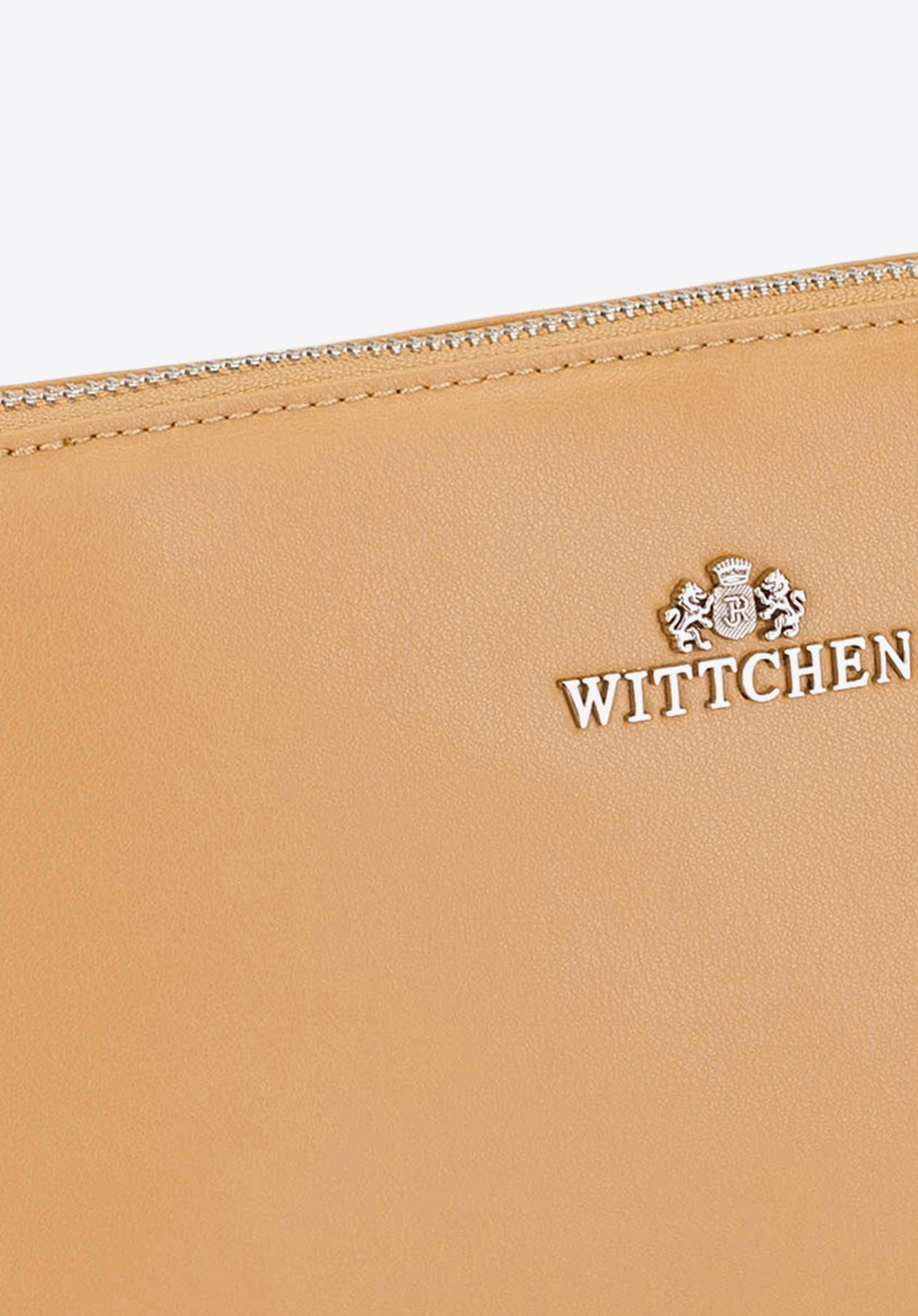 Damska listonoszka ze skóry metaliczna