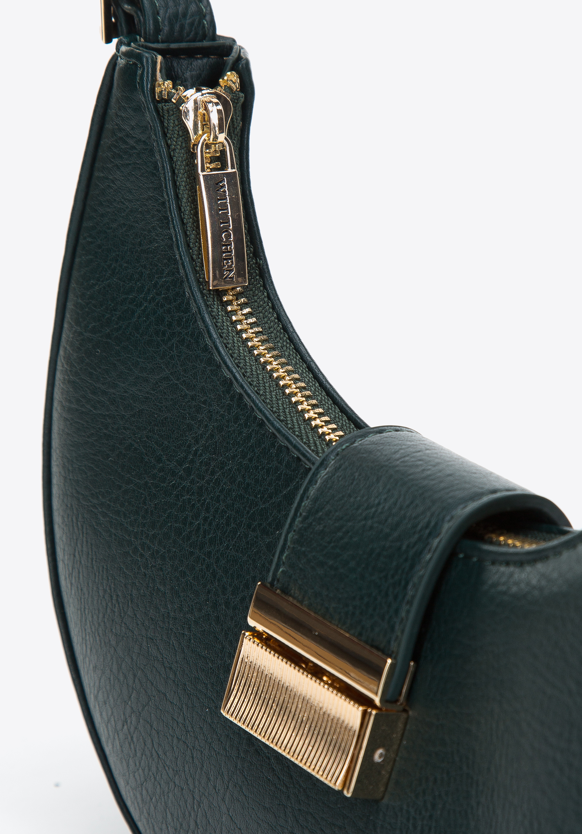 Minitorebka bagietka z ekoskóry z klamrą