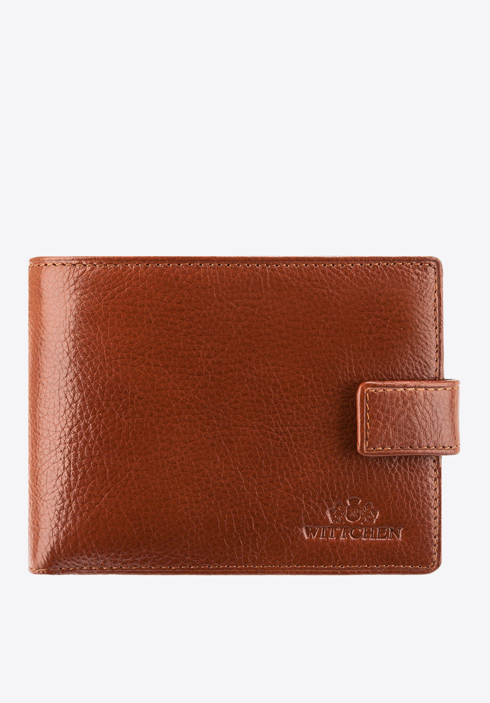 Męski portfel skórzany średni