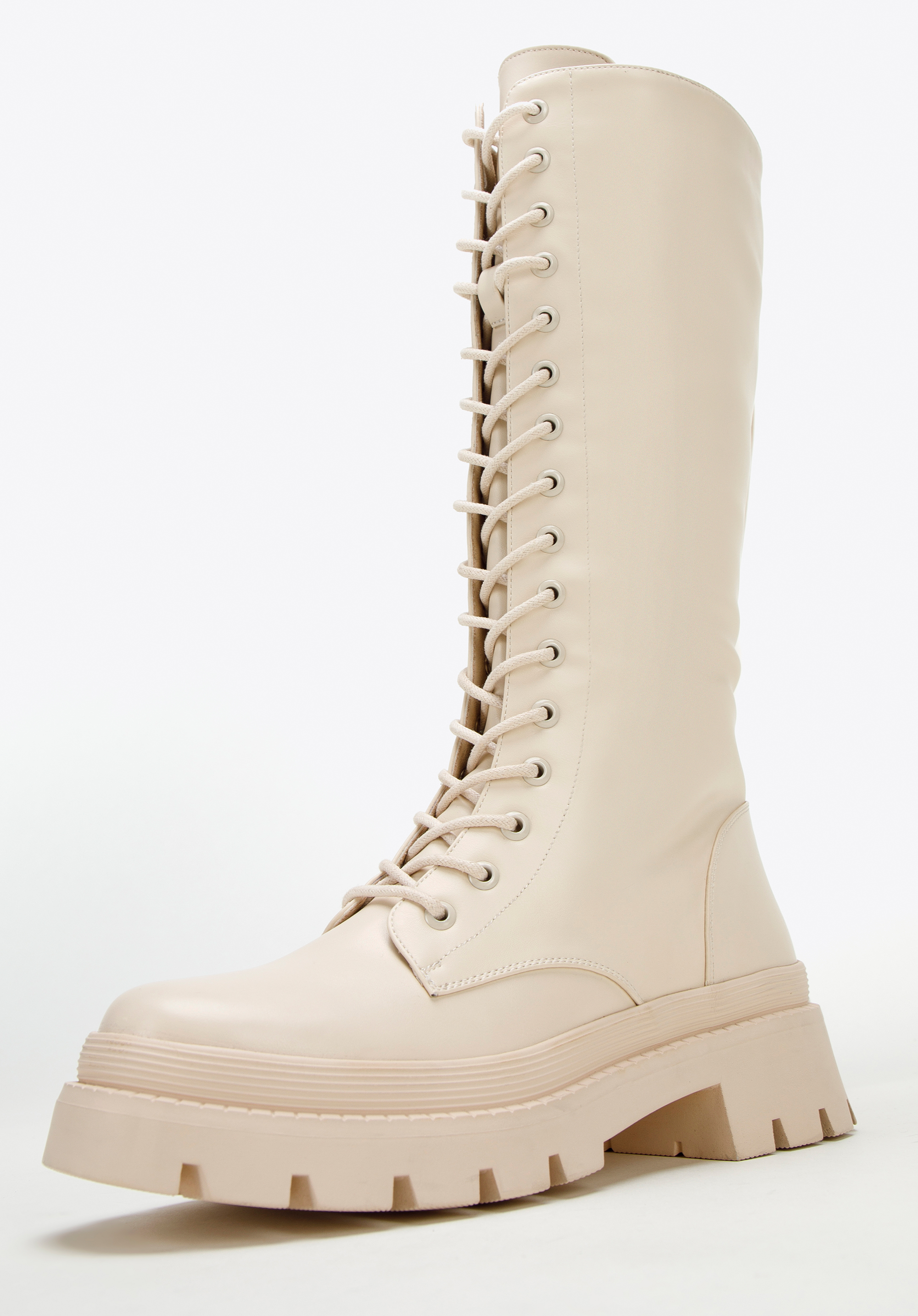 Damskie glany wysokie na platformie