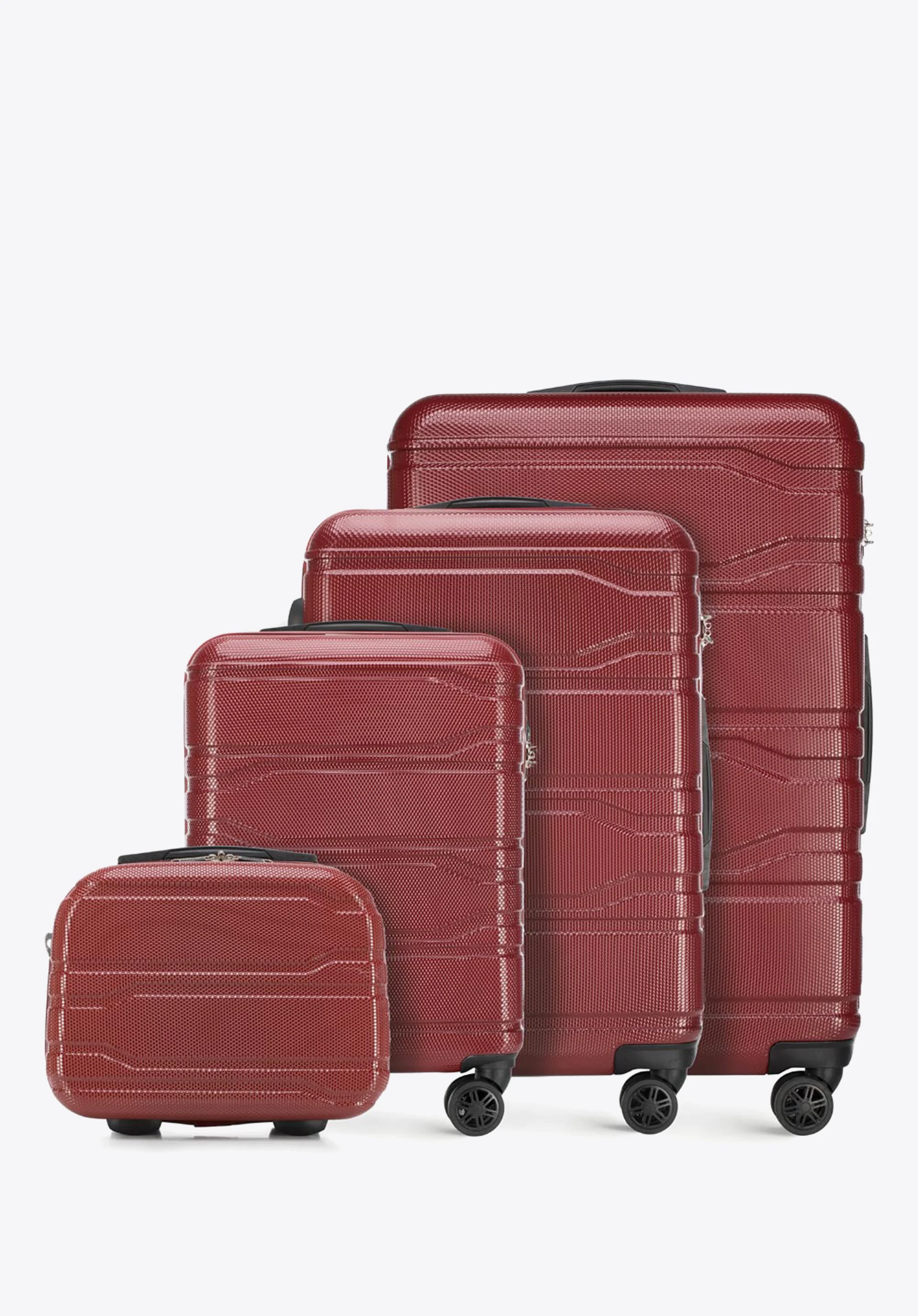 Walizka kabinowa z polikarbonu tłoczona