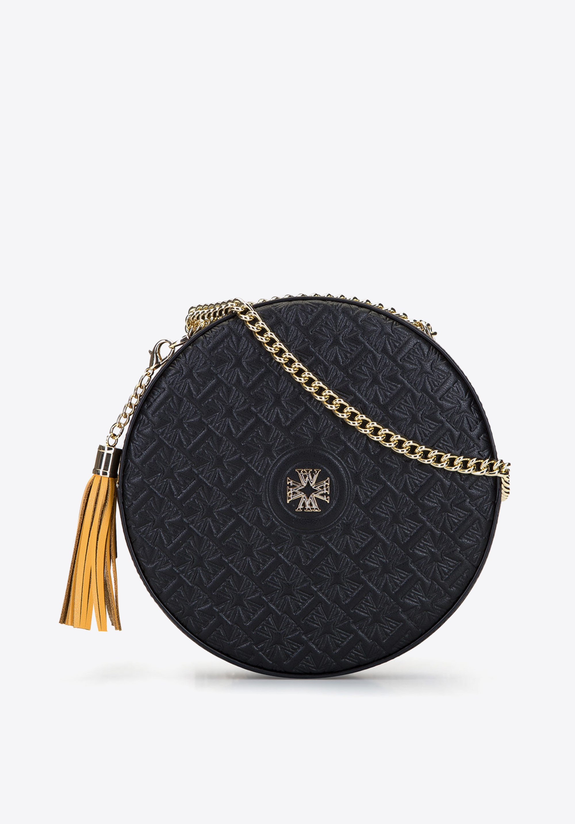 Torebka crossbody ze skóry okrągła – limitowana edycja