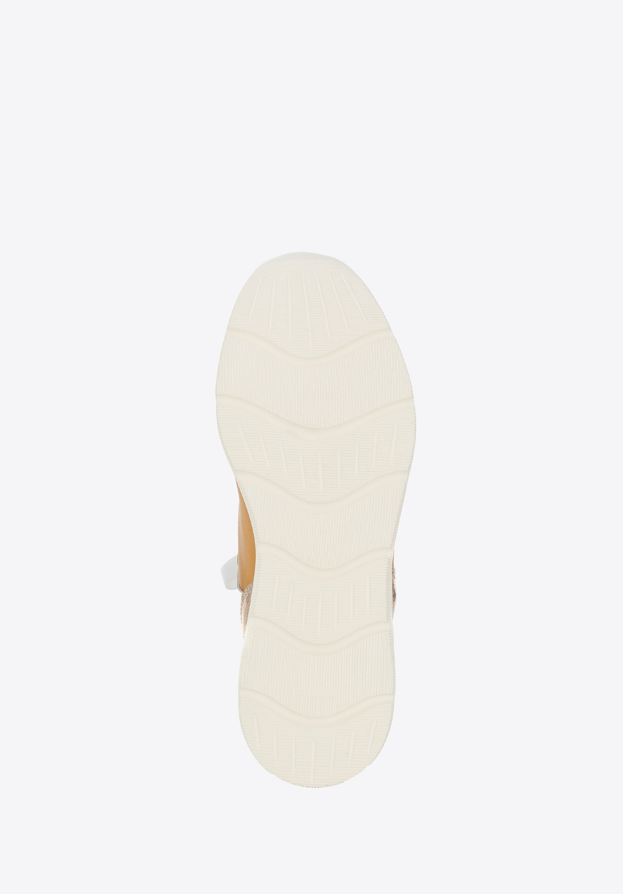 Damskie sneakersy skórzane z błyszczącymi wstawkami