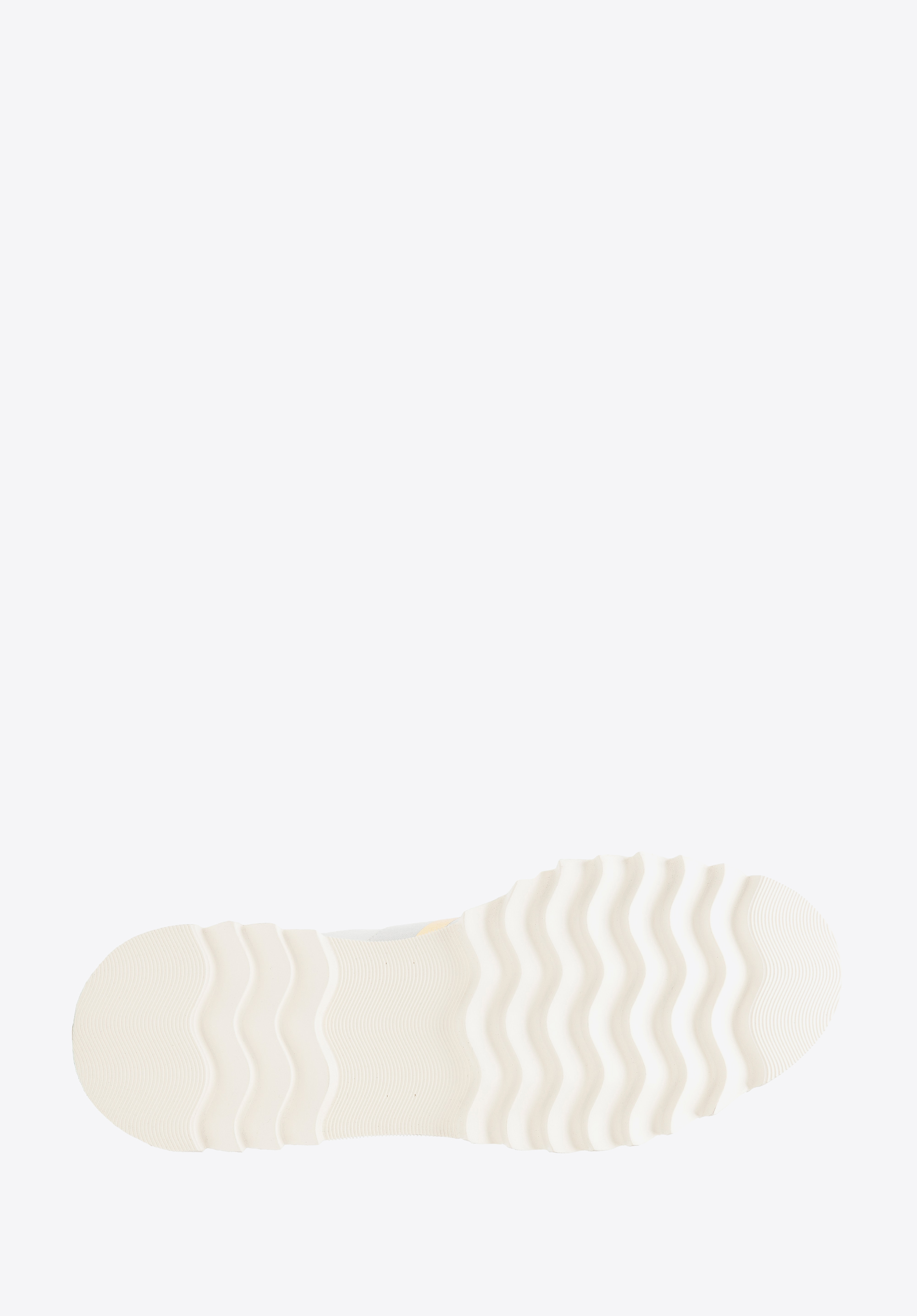 Damskie sneakersy skórzane z klamrą na platformie w pasy