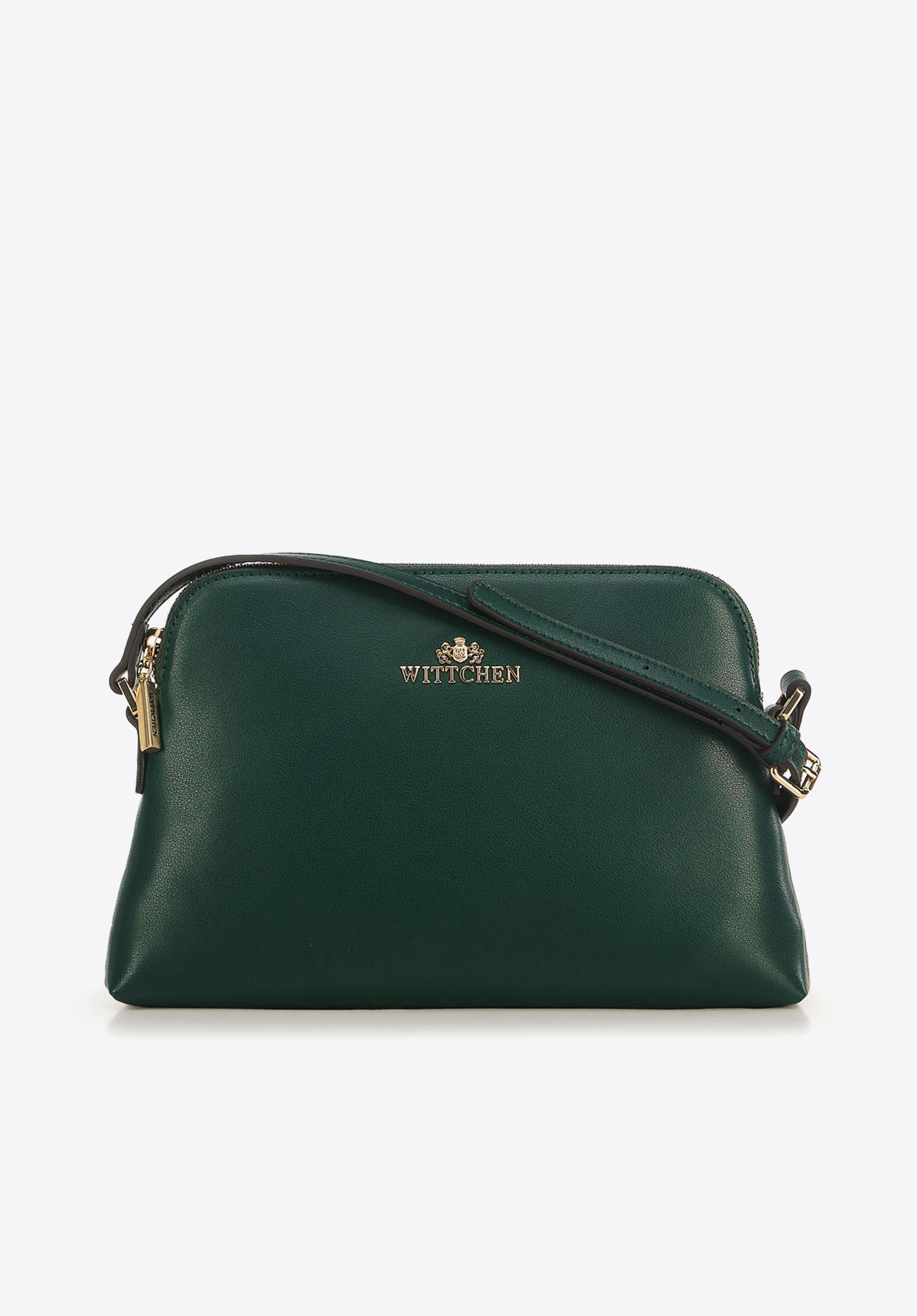 Damska listonoszka skórzana trapezowa