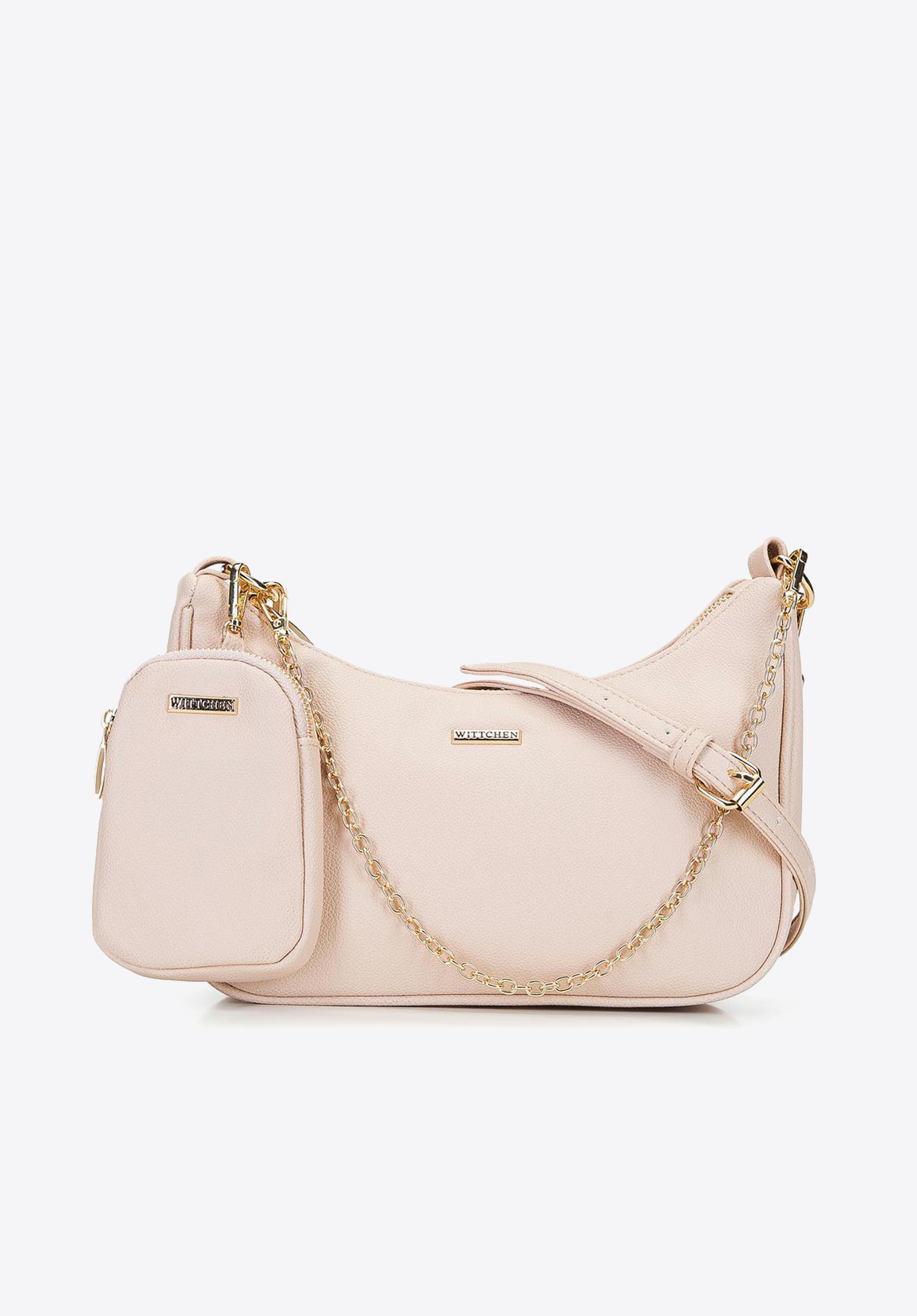 Torebka rogal z dopinaną saszetką